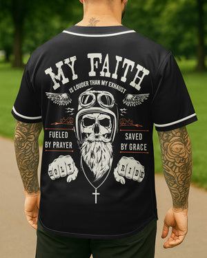 My Faith Is Louder Than My Exhaust All Over Print Jersey