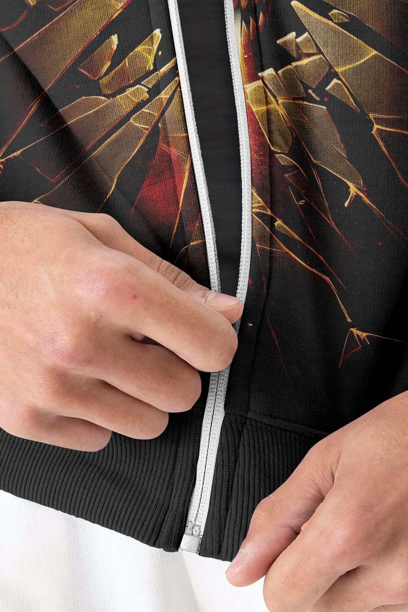 The Devil Is A Liar All Over Print Zip Hoodie