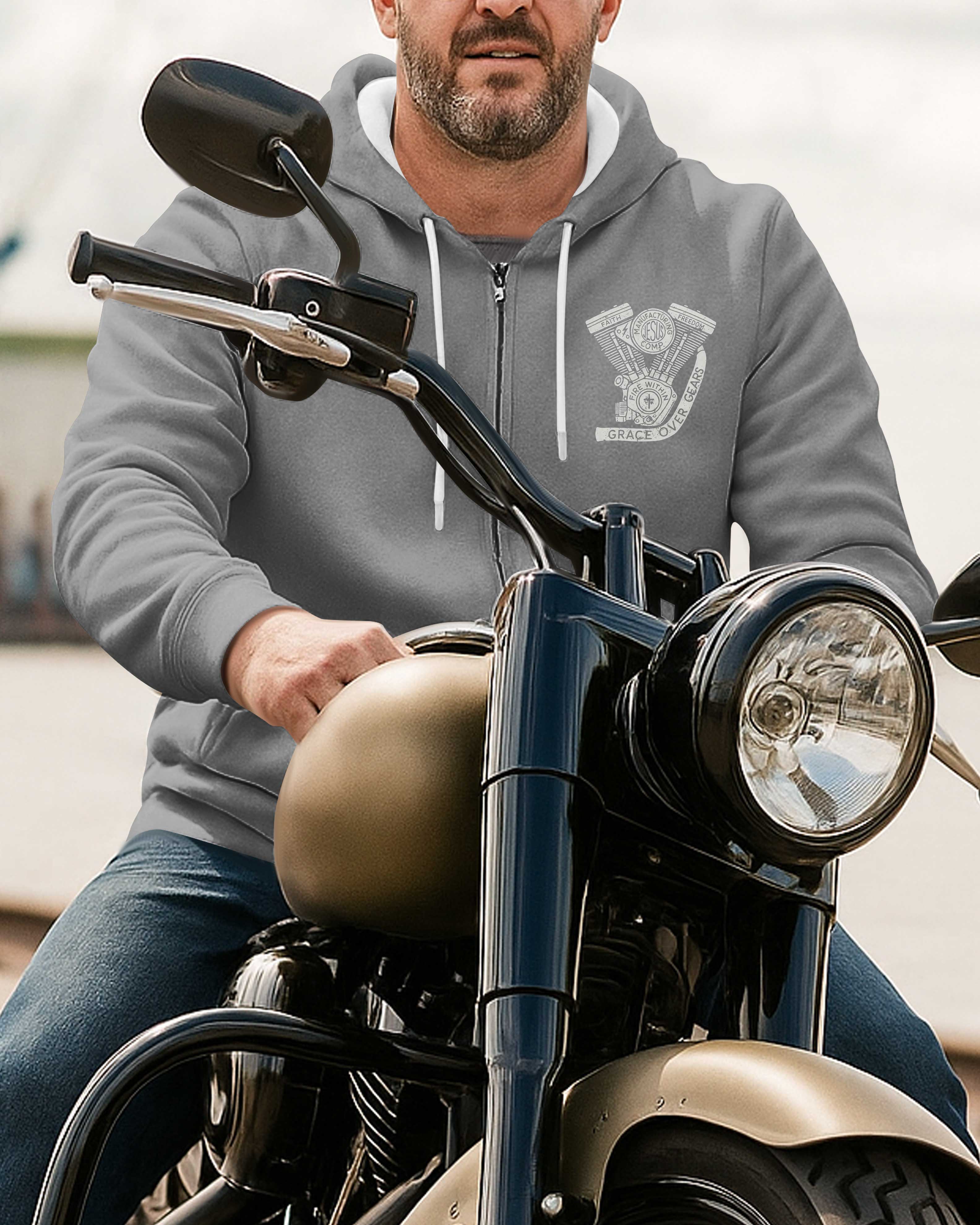 Every Mile A Prayer Zip Hoodie