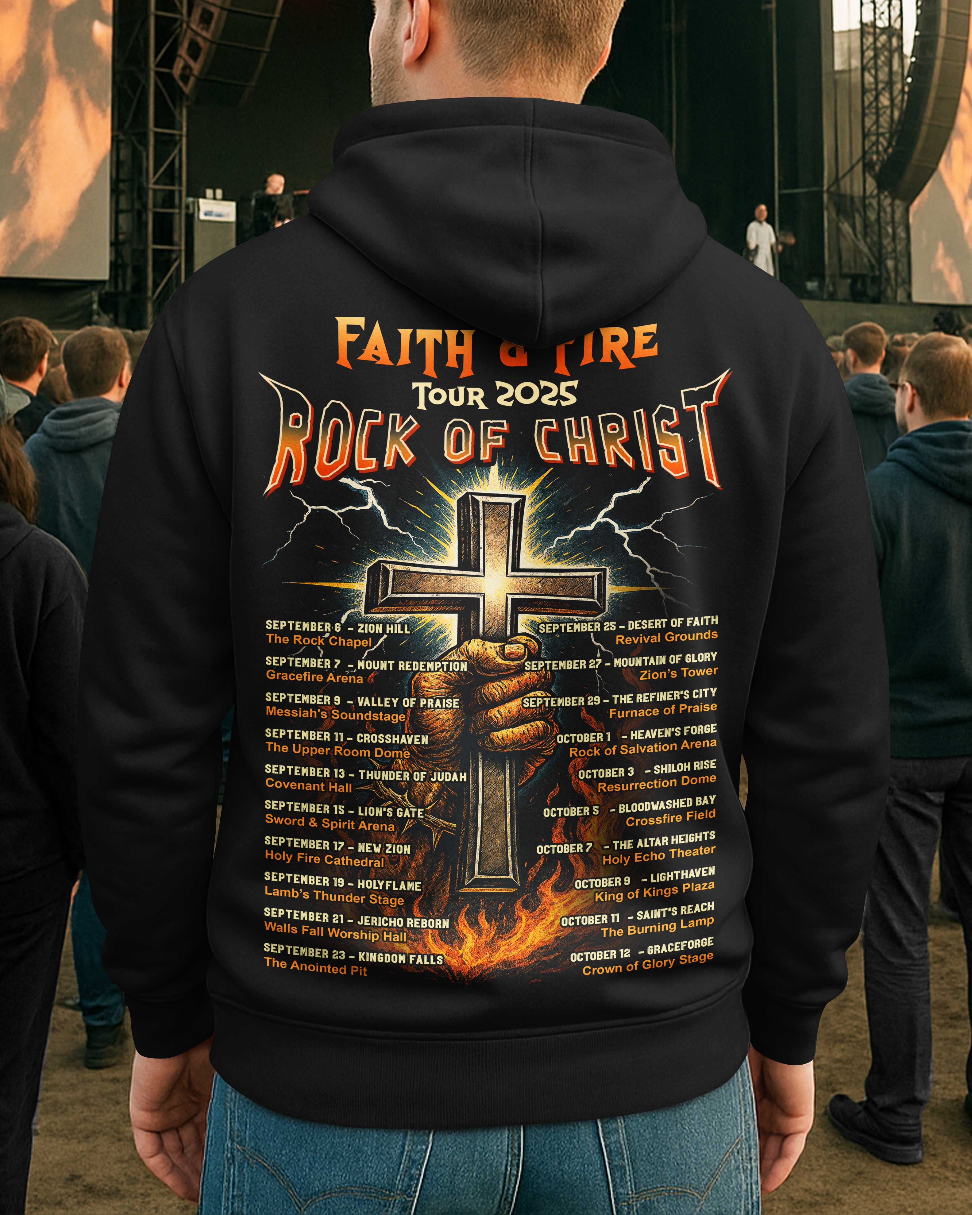 Faith And Fire Tour 2025 Shirt