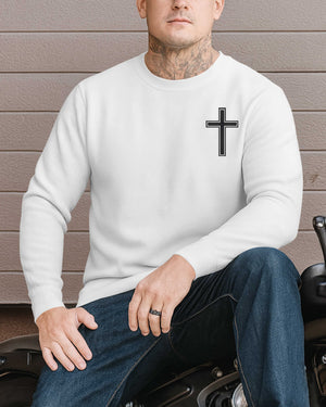 My Faith Is Louder Than My Exhaust All Over Print Sweater