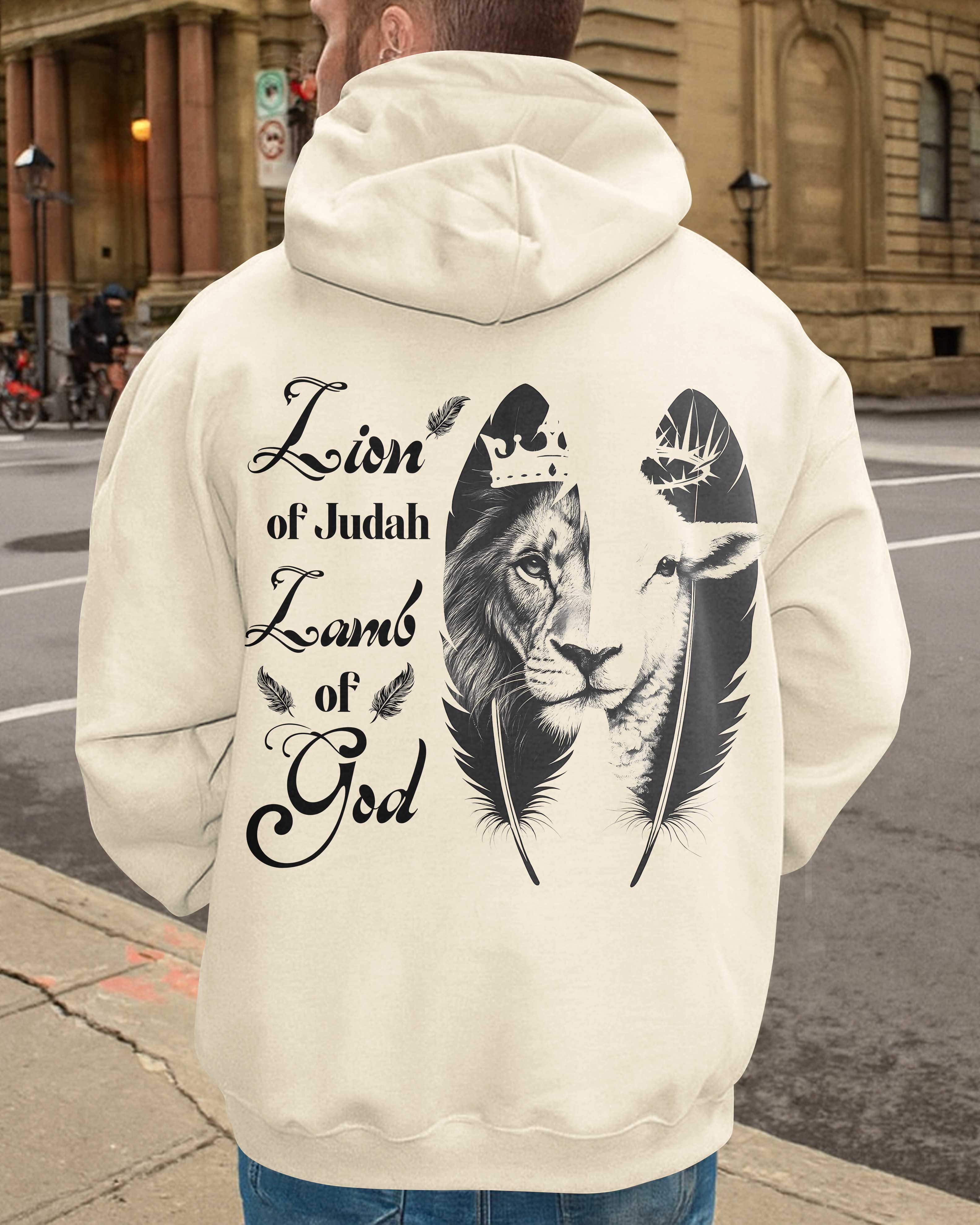 Lion Of Judah Lamb Of God All Over Print Hoodie