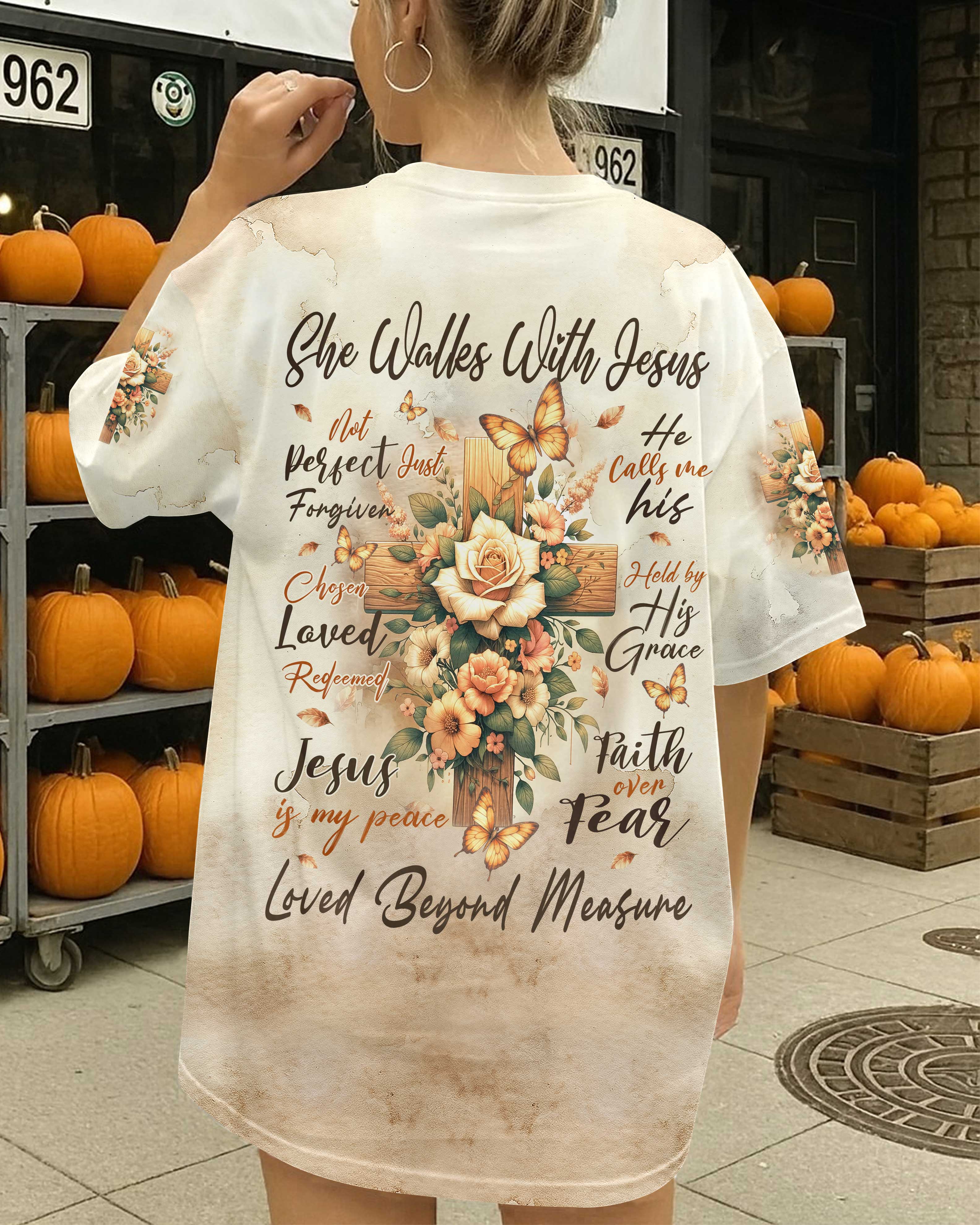 She Walkes With Jesus Shirt