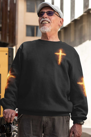 There's No Greater Love Than This All Over Print Sweater