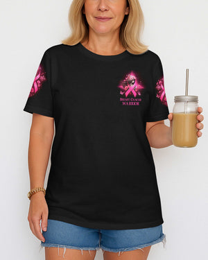 She Wears Her Battle Like A Crown With Faith Strength And Grace All Over Print T-Shirt