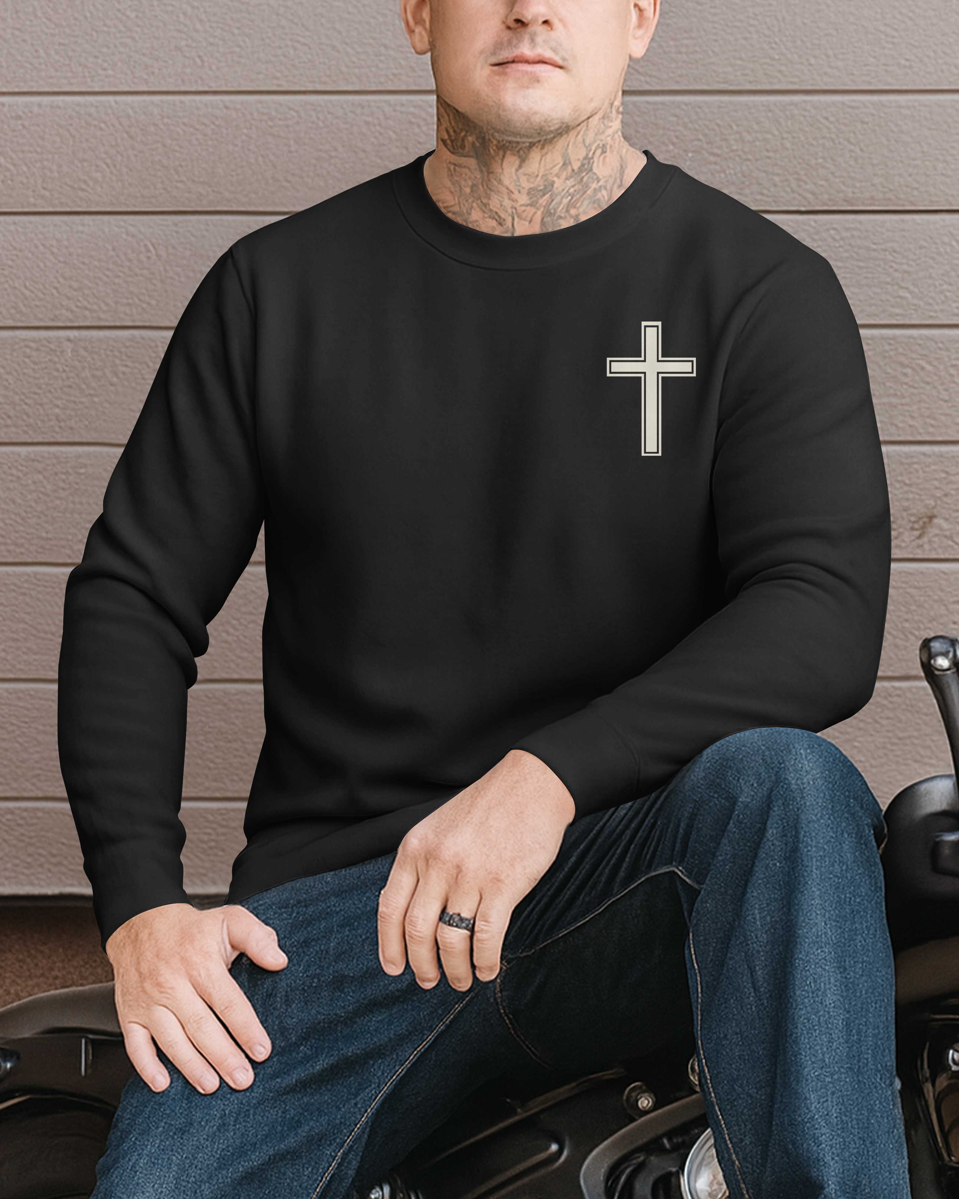 My Faith Is Louder Than My Exhaust All Over Print Sweater