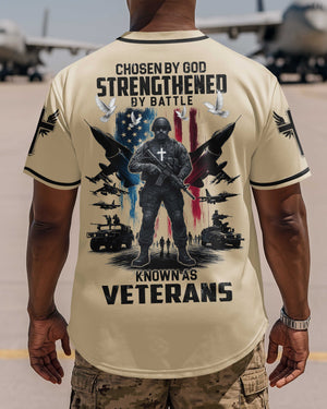 Chosen By God Strengthened By Battle Jersey