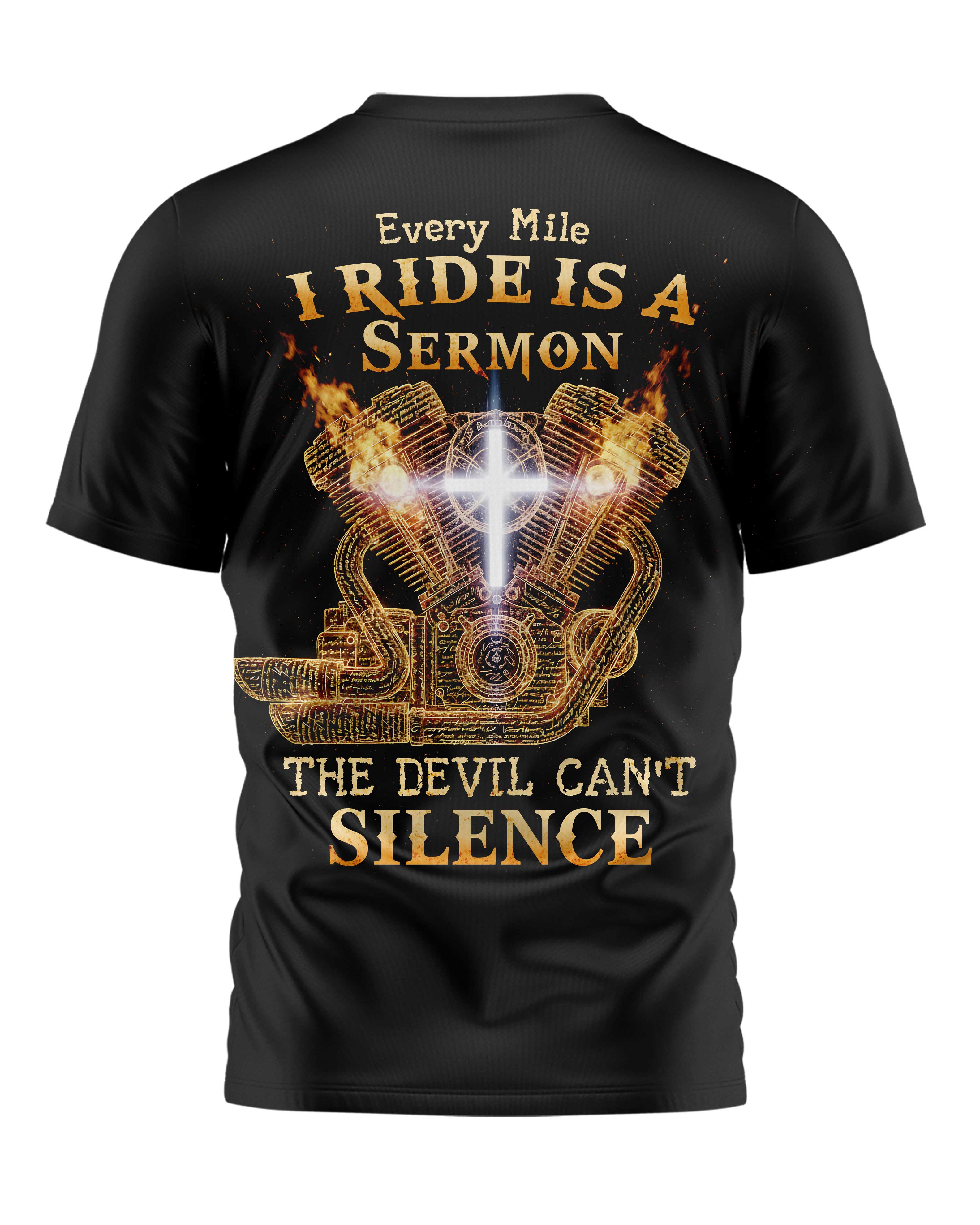 Every Mile I Ride All Over Print T-Shirt