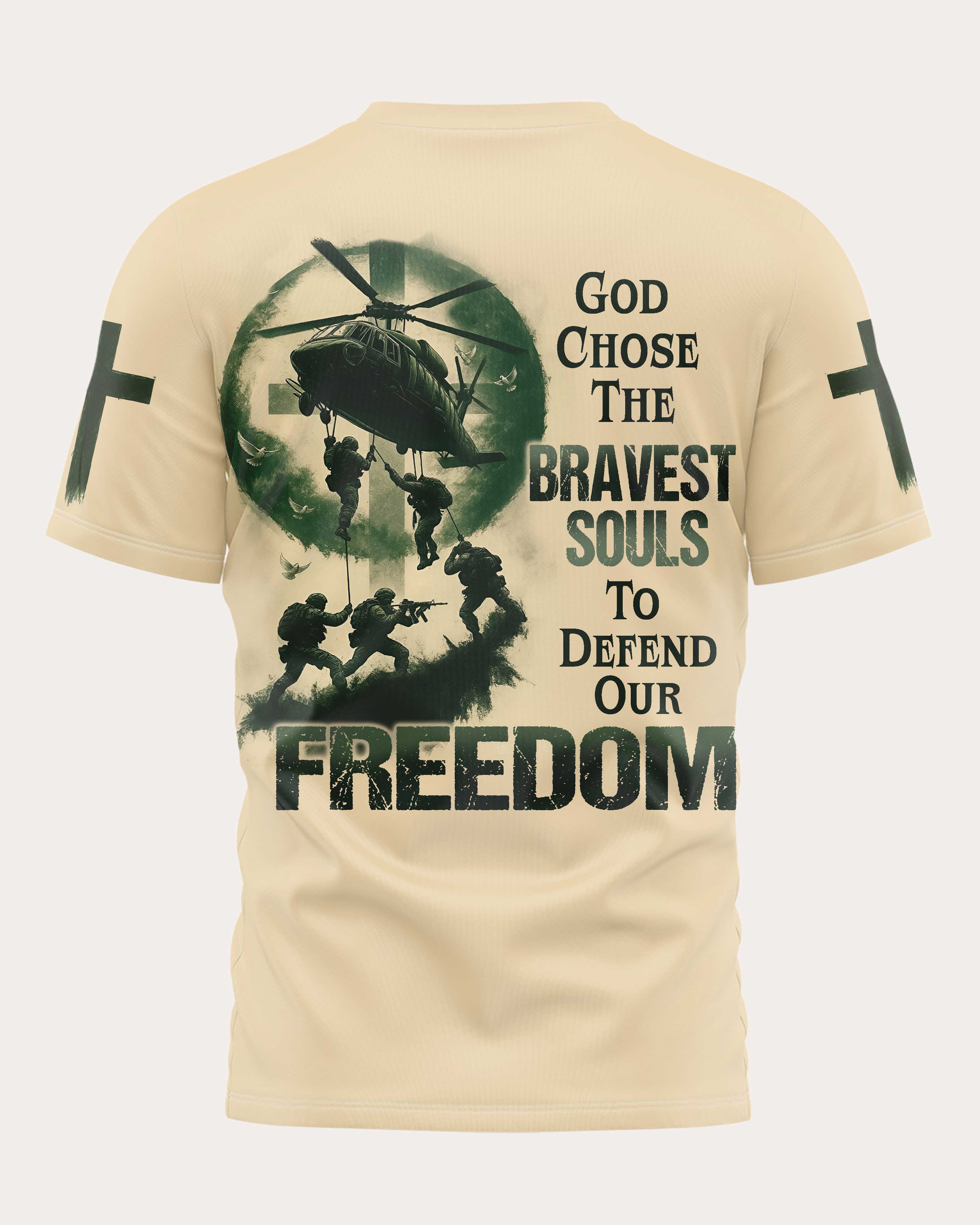 God Chose The Bravest Souls To Defend Our Freedom T-Shirt