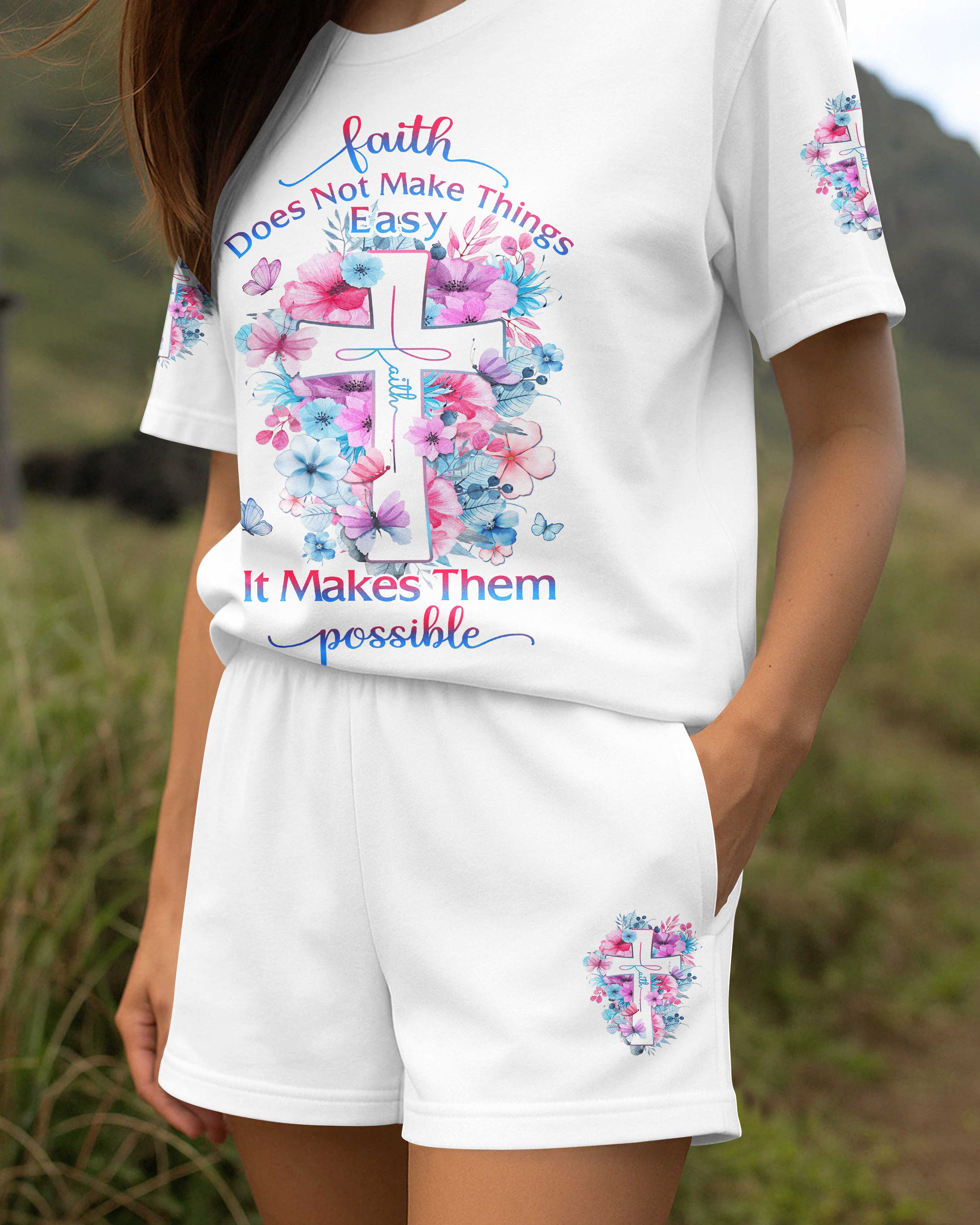 It Makes Them Possible All Over Print Summer Set