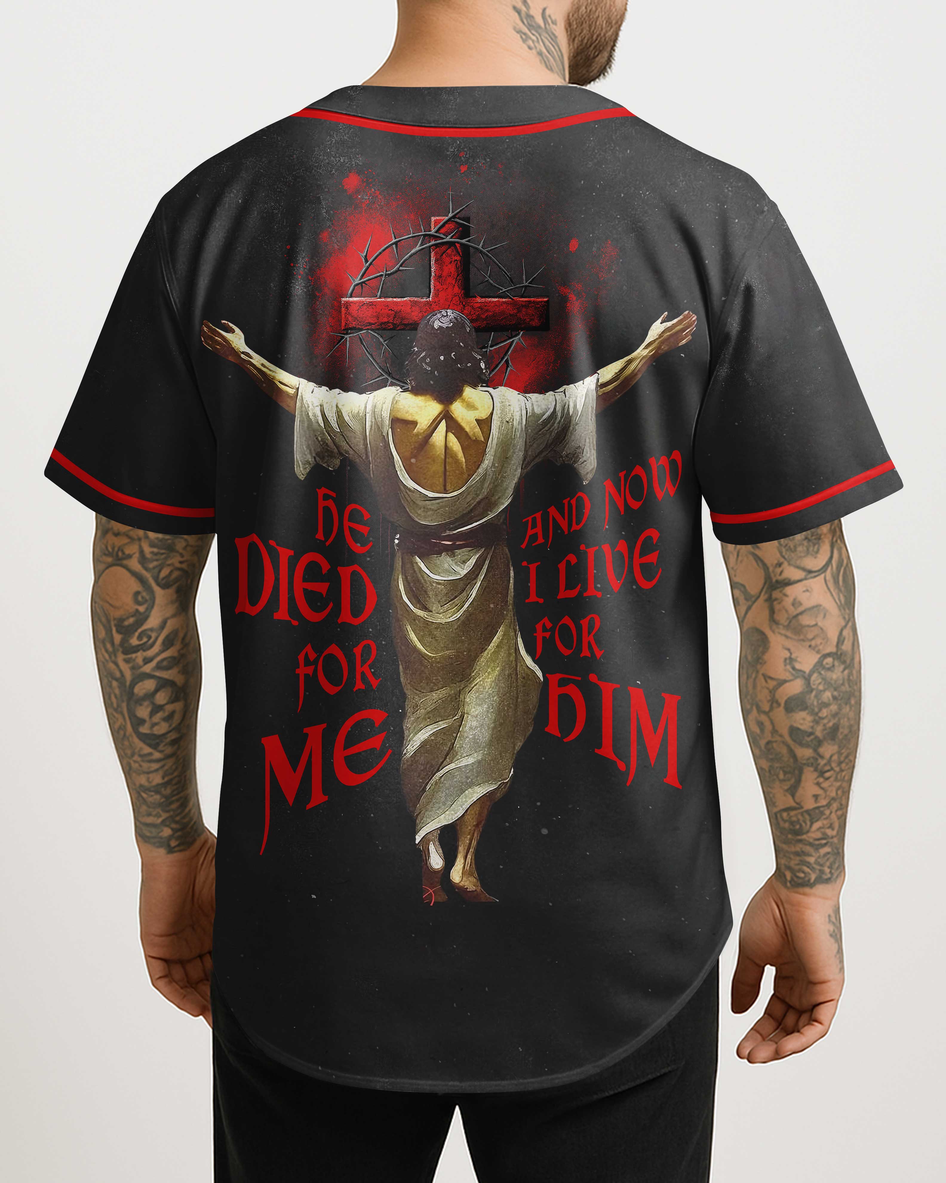 He Died For Me All Over Print Jersey