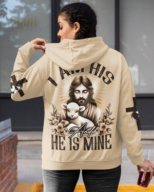 I Am His And He Is Mine All Over Print Zip Hoodie