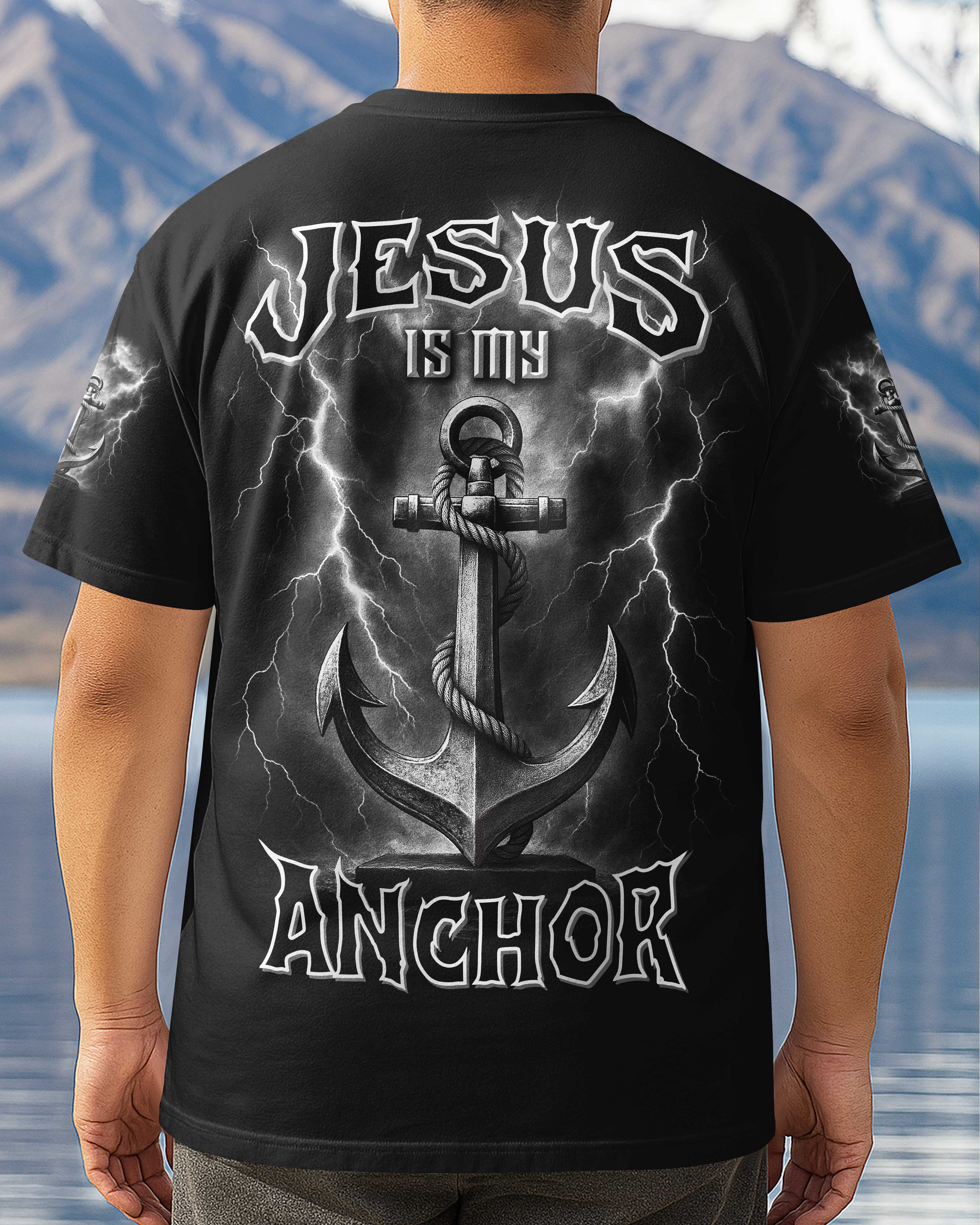 Jesus Is My Anchor All Over Print T-Shirt