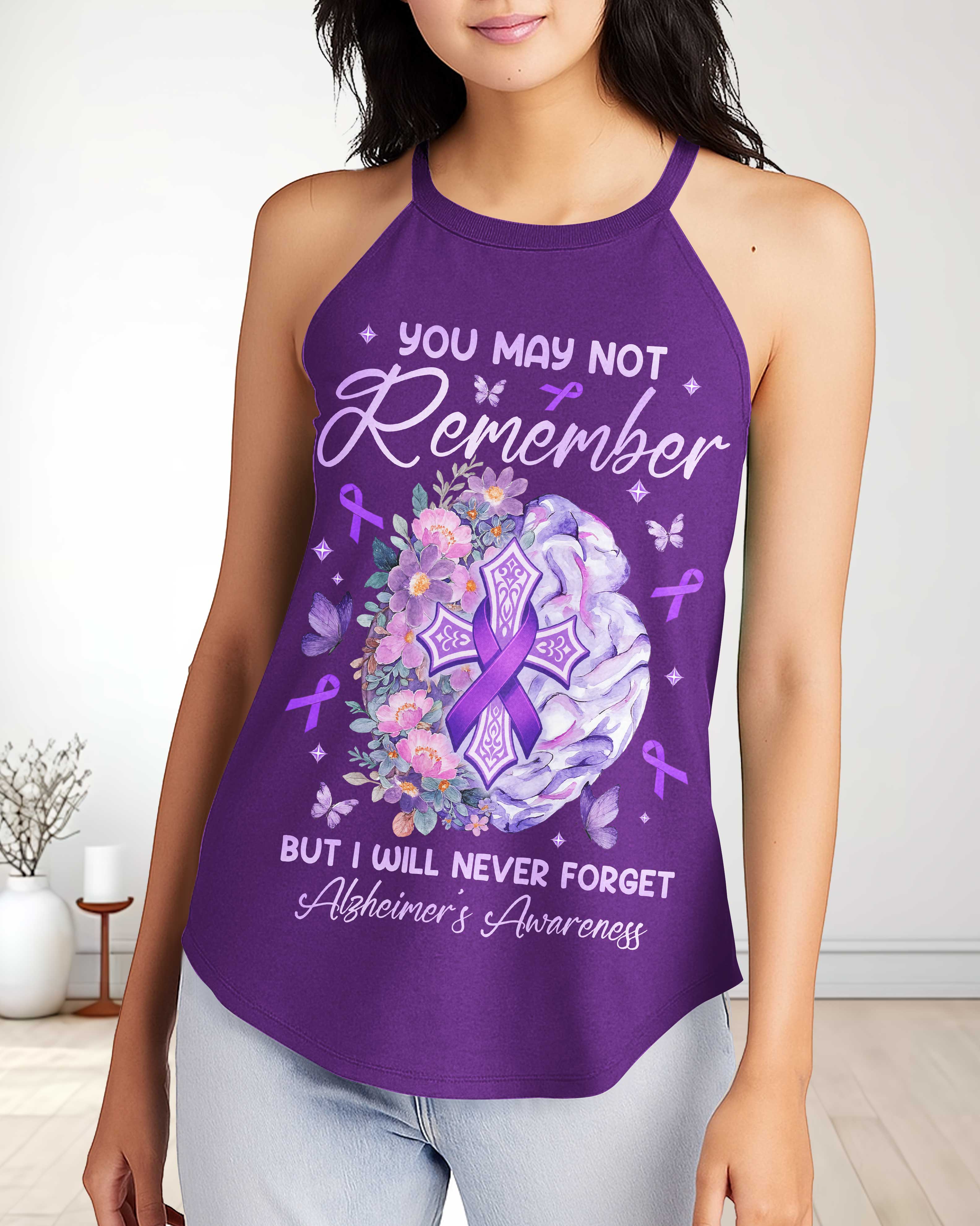 You May Not Remember But I Will Never Forget Rocker Tank Top