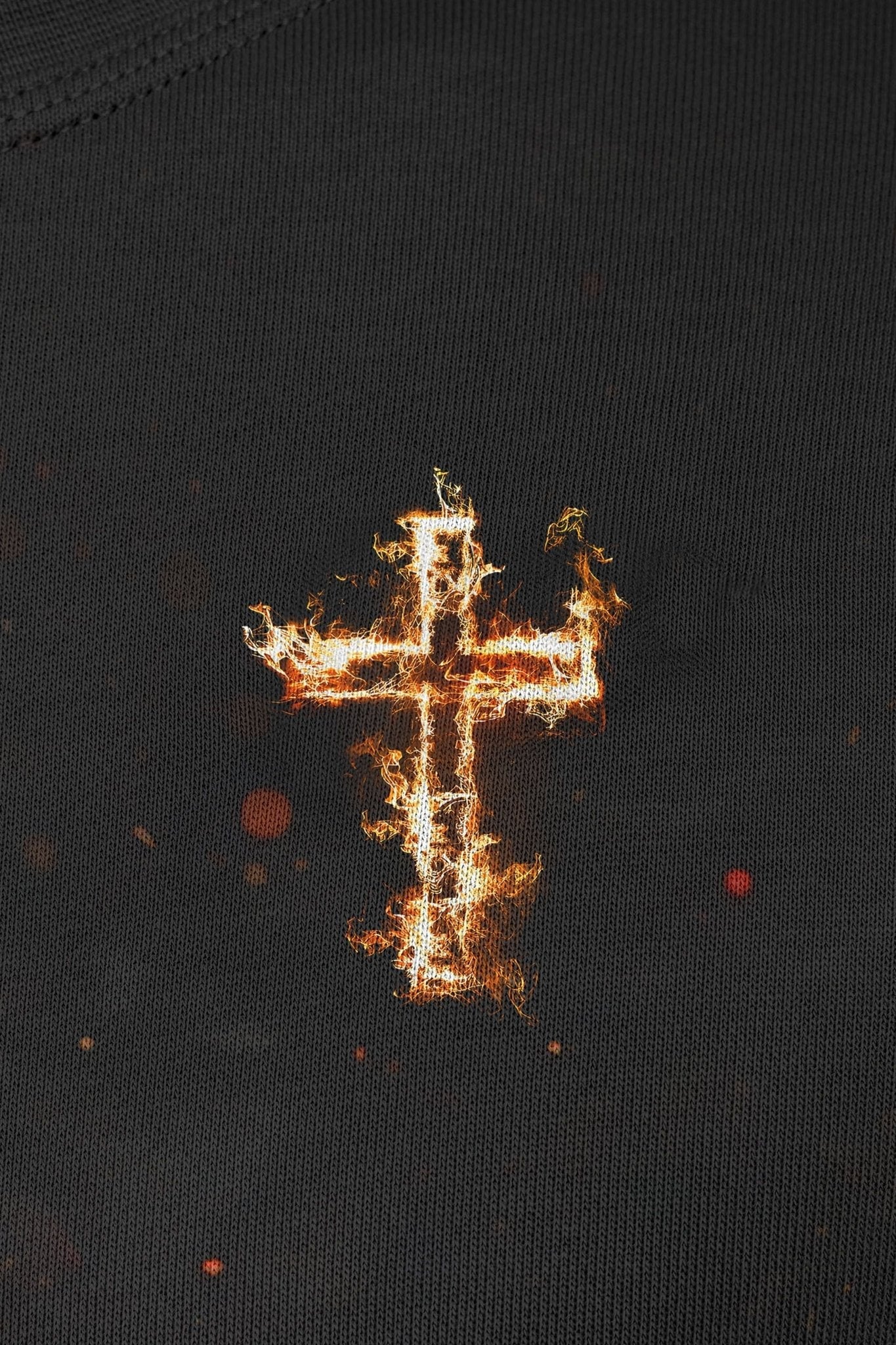 Baptized In Fire Matthew 3:11 All Over Print Sweater