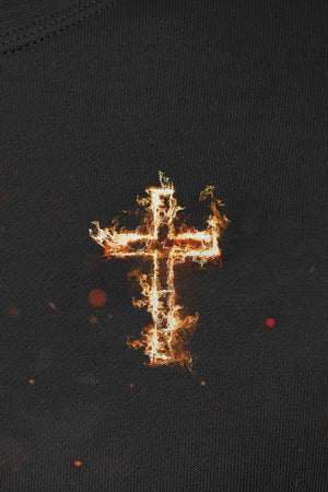 Baptized In Fire Matthew 3:11 All Over Print Sweater