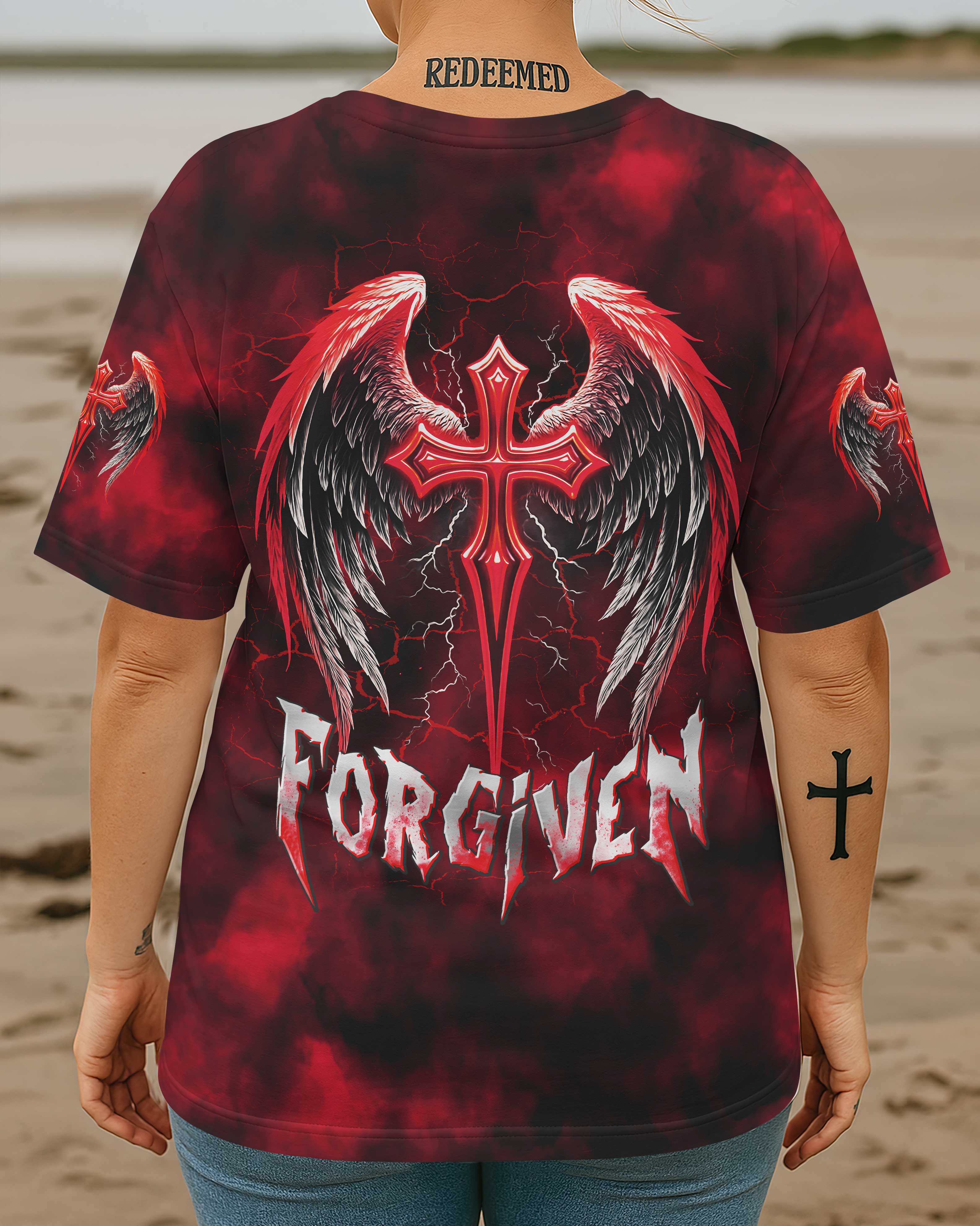 Forgiven All Over Print T-Shirt