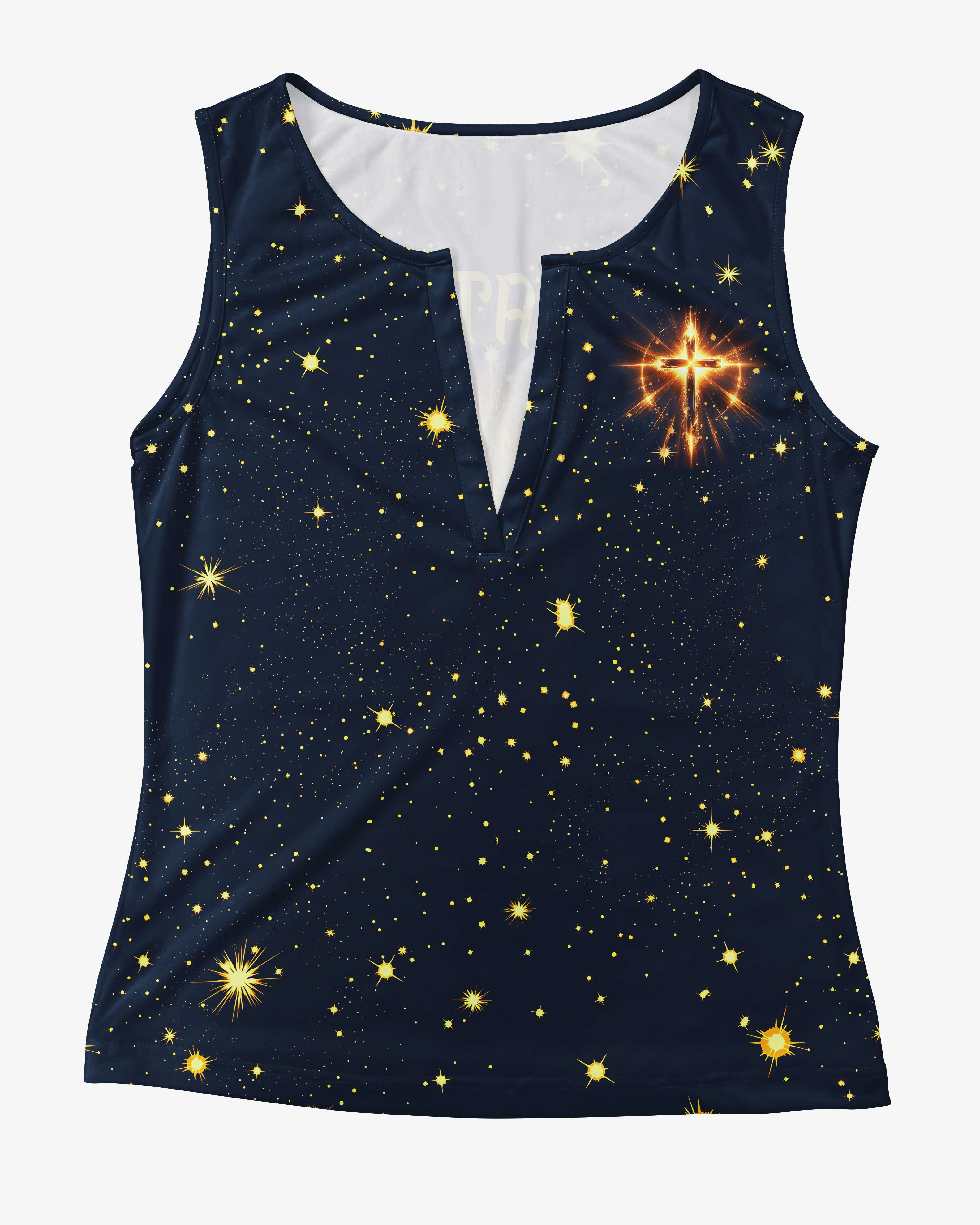 I Was Created With A Purpose All Over Print V-neck Tank Top