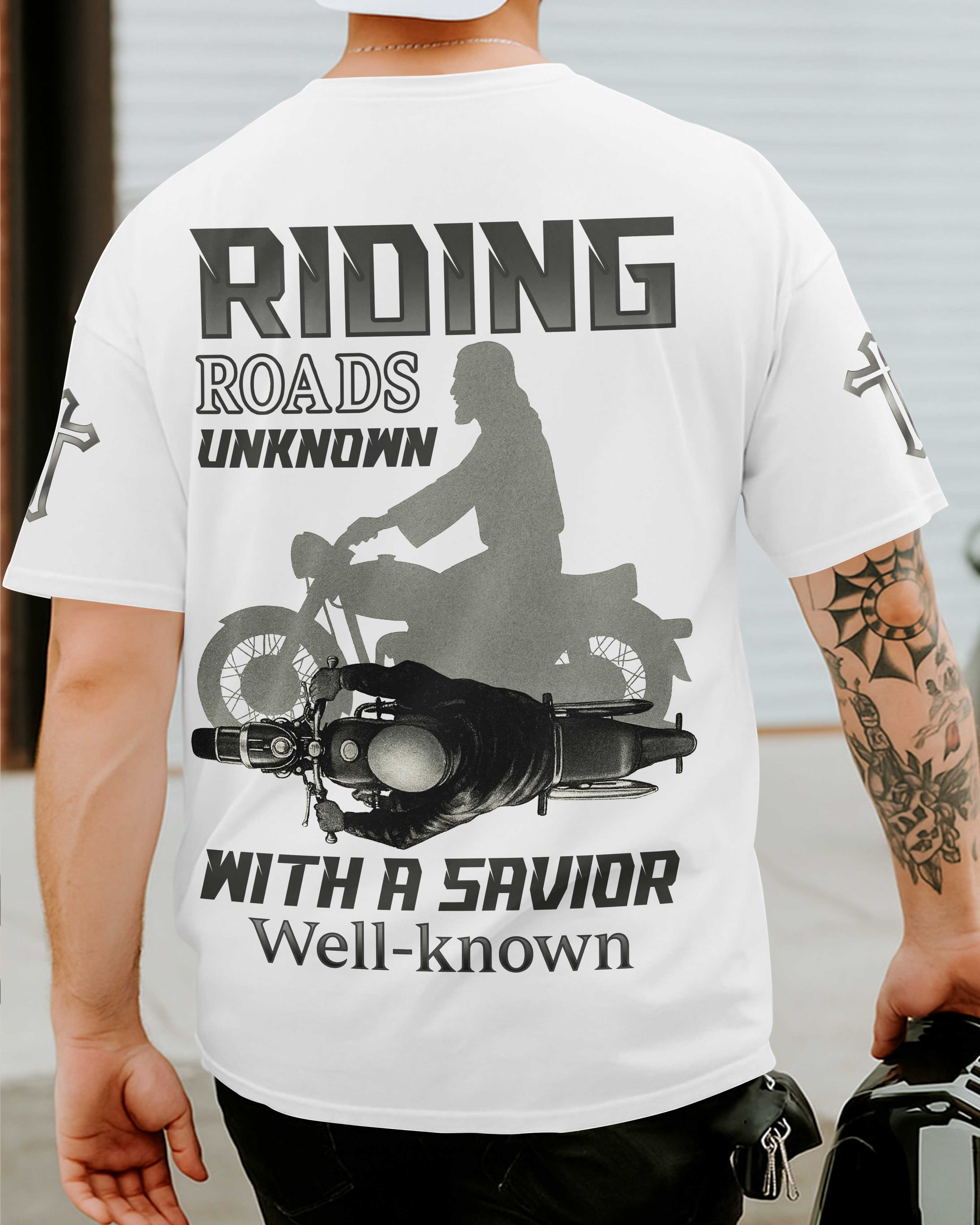Riding Roads Unknown All Over Print T-Shirt