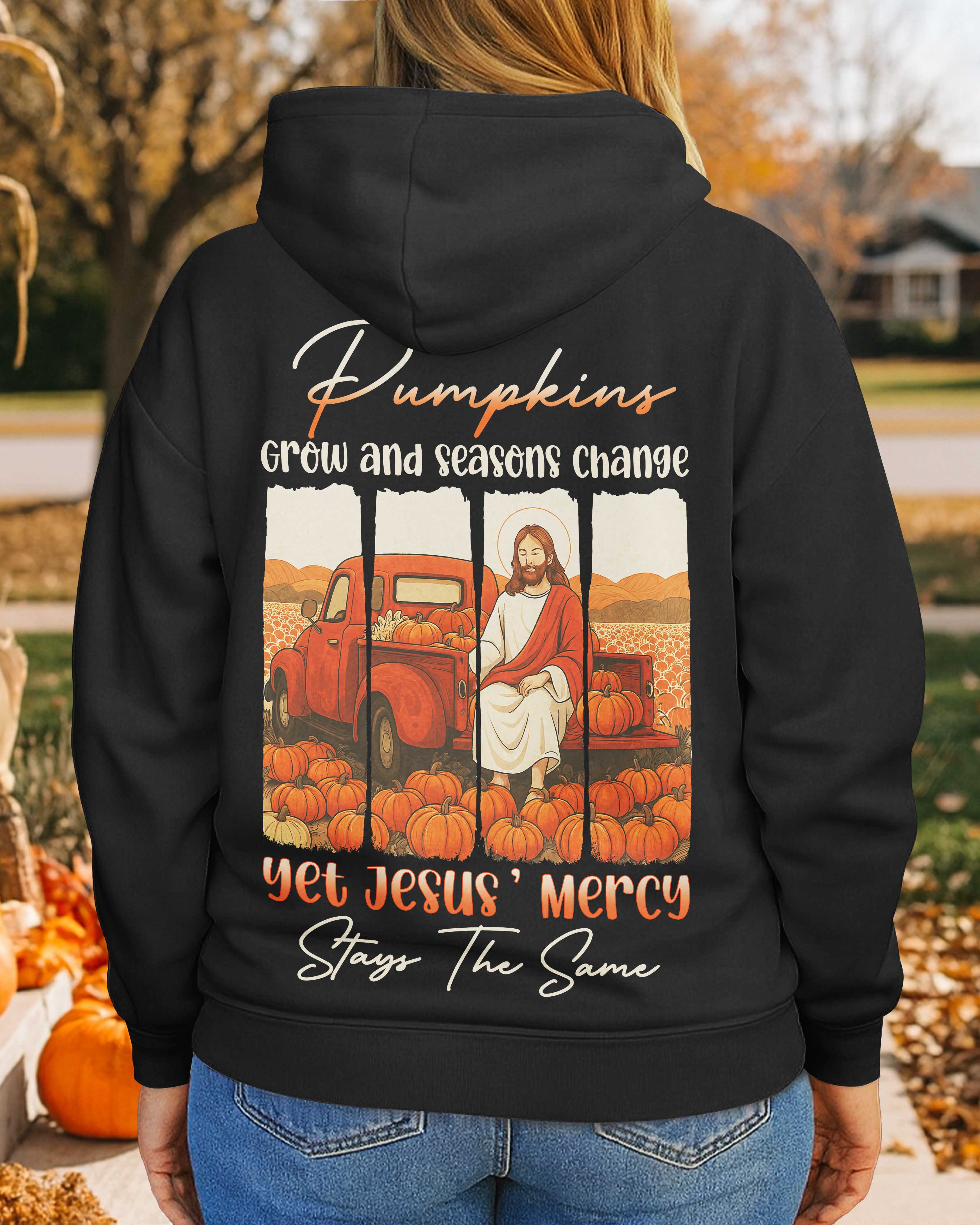 Pumpkins Grow Zip Hoodie