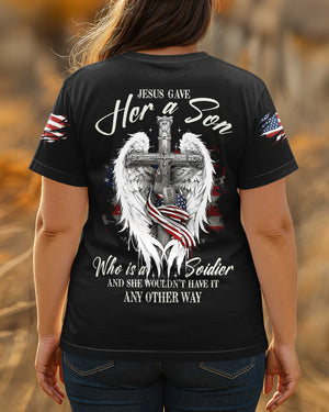 Jesus Gave Her A Son All Over Print T-Shirt