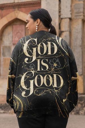 God Is Good All Over Print Sweater