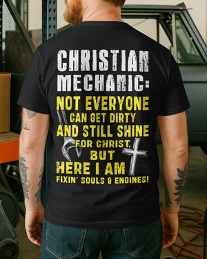 Christian Mechanic All Over Print T-Shirt