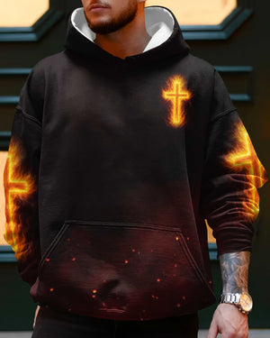 With God On My Side No One Can Stand Against Me Hoodie