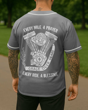 Every Mile A Prayer Grace Over Gears Every Ride A Blessing Jersey