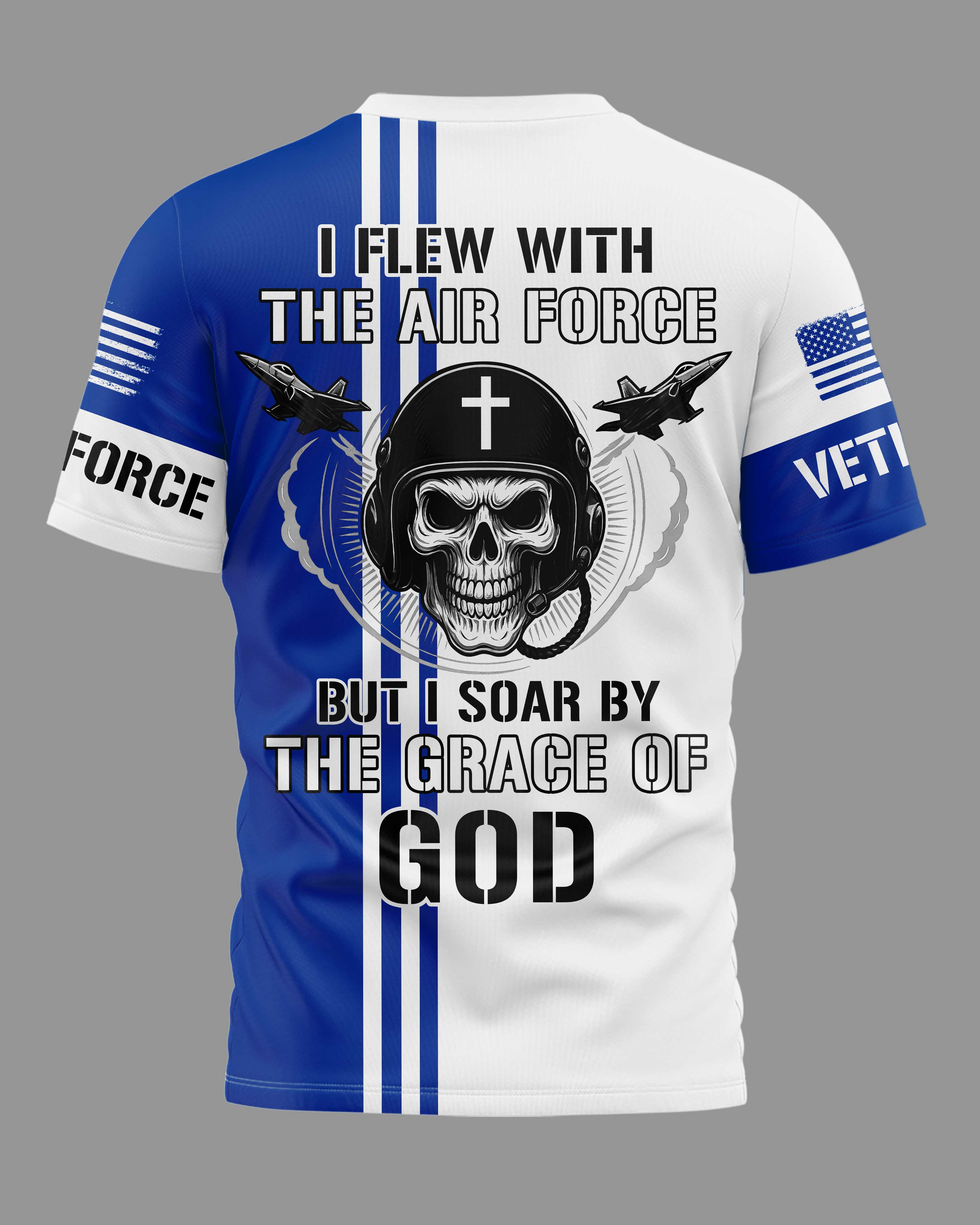 I Flew With The Air Force All Over Print T-Shirt