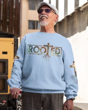 Woman Of Faith Rooted In Christ All Over Print Sweater