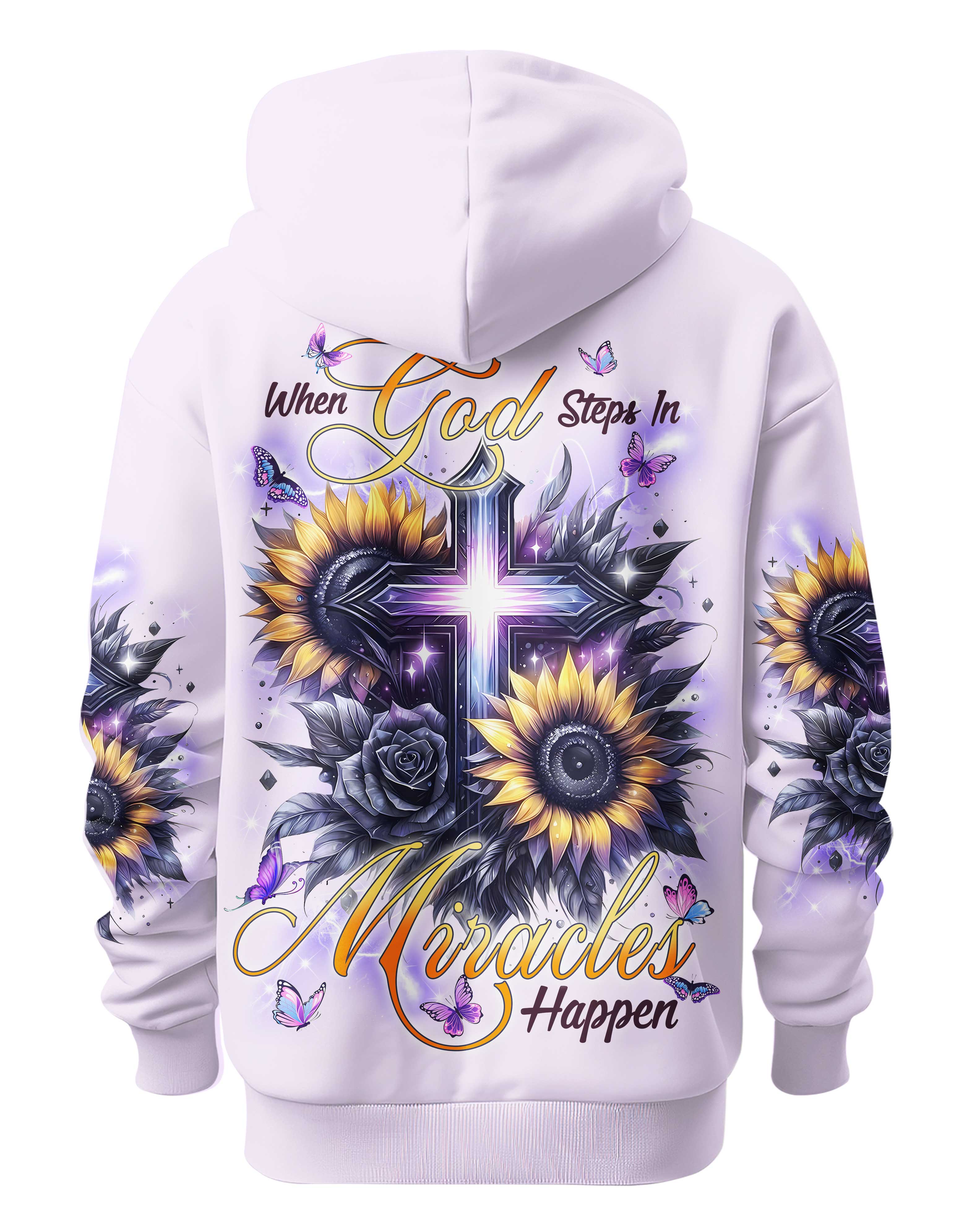 When God Steps In Miracles Happen Shirts