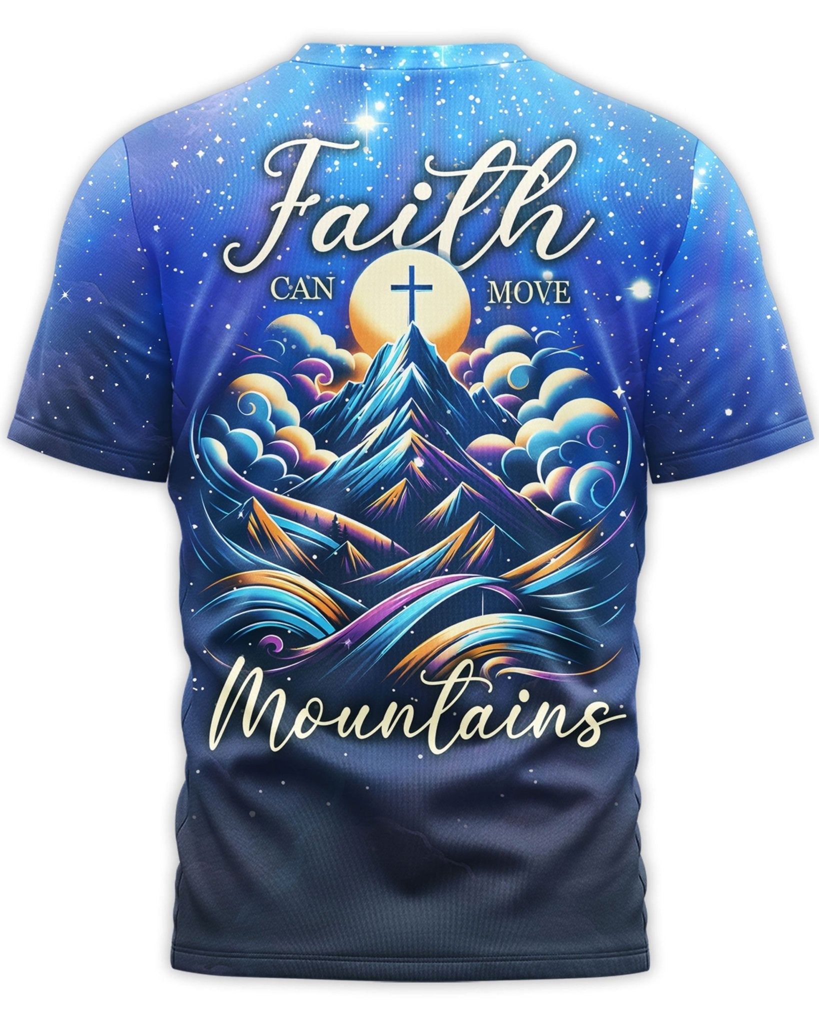 Faith Can Move Mountains All Over Print T-shirt