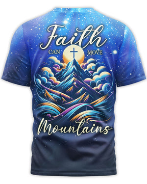 Faith Can Move Mountains All Over Print T-shirt