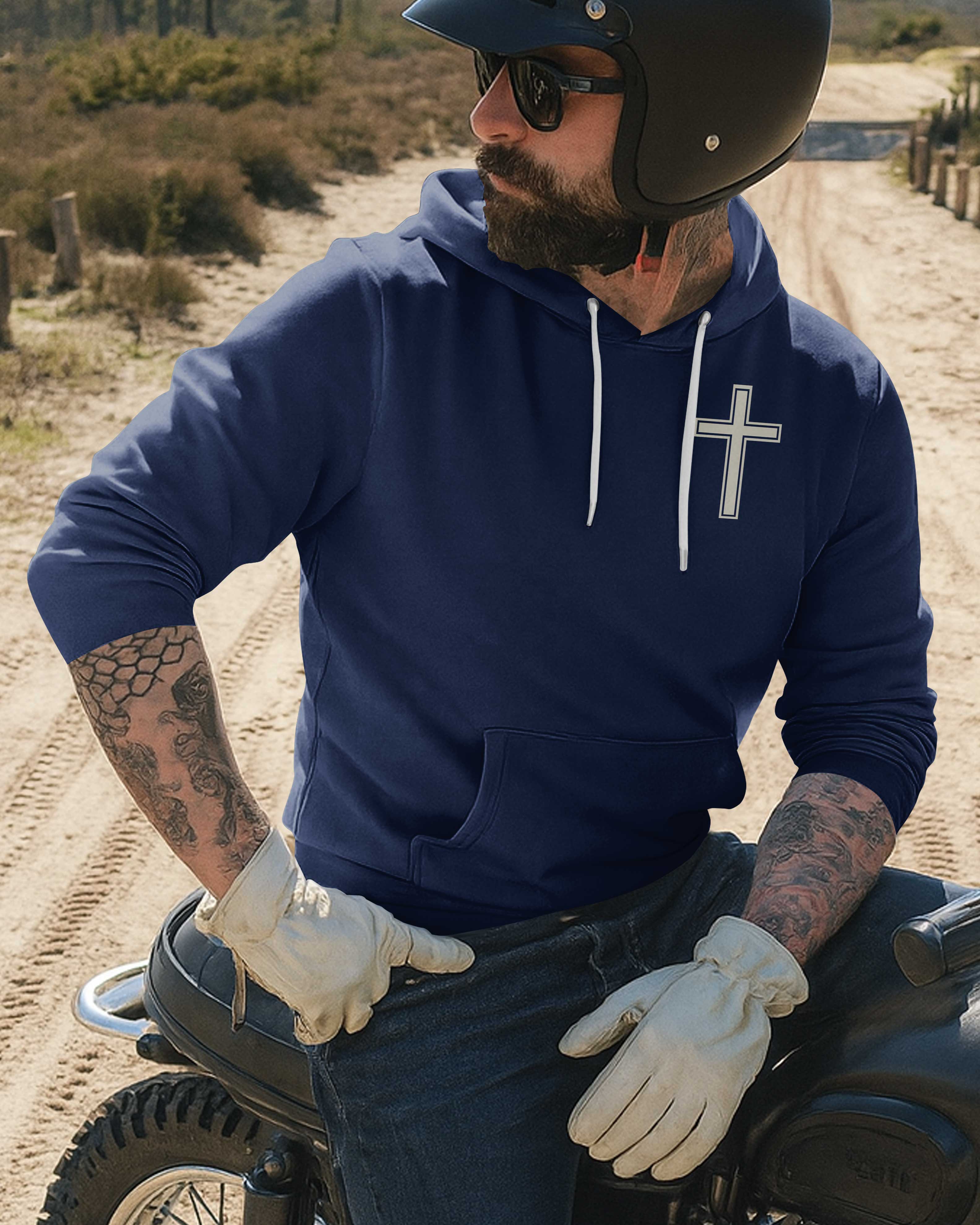 My Faith Is Louder Than My Exhaust All Over Print Hoodie