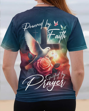 Powered By Faith Guided By Prayer Shirt