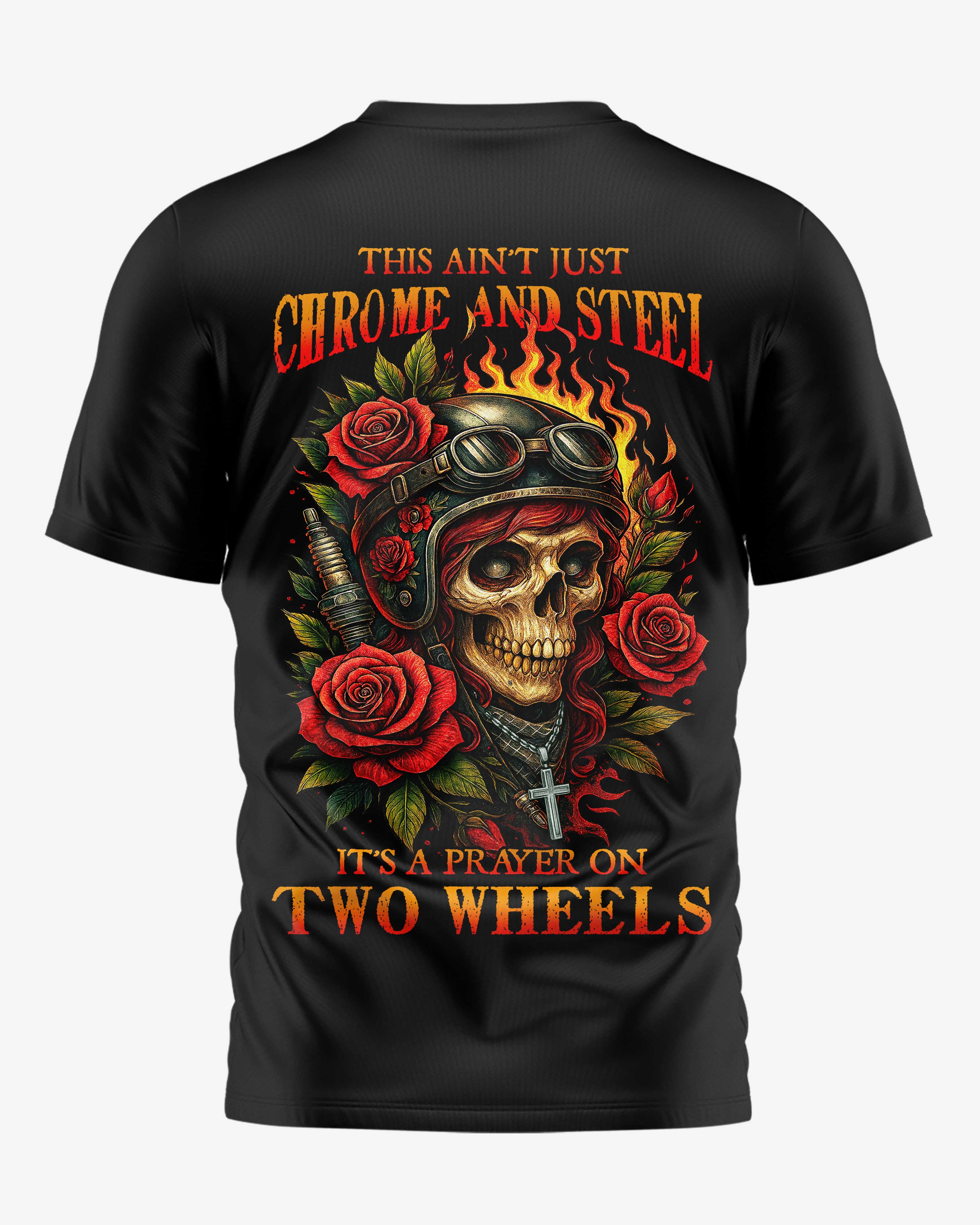 This Ain't Just Chrome And Steel All Over Print T-Shirt