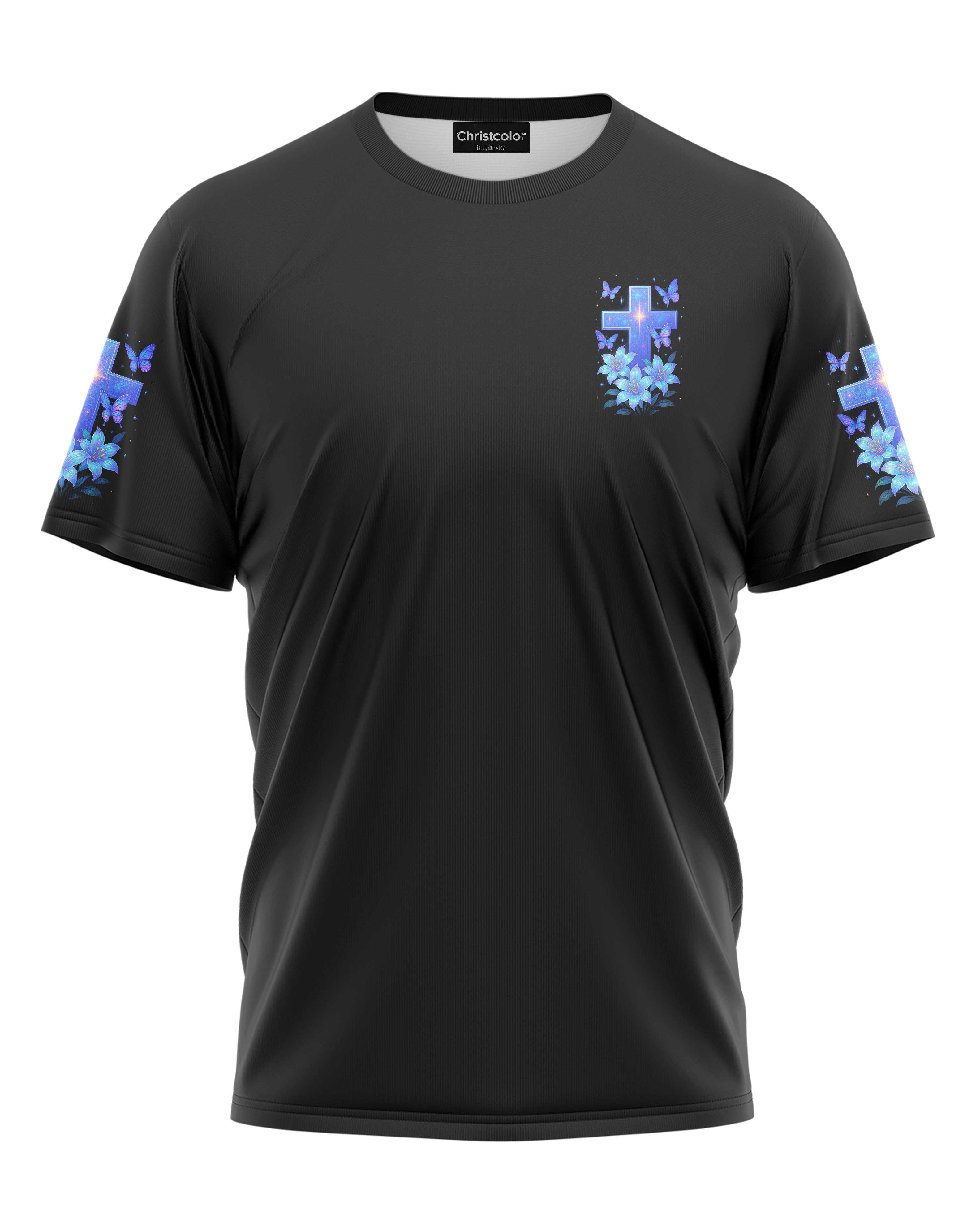 I Believe In God And The Power Of Prayer All Over Print T-Shirt