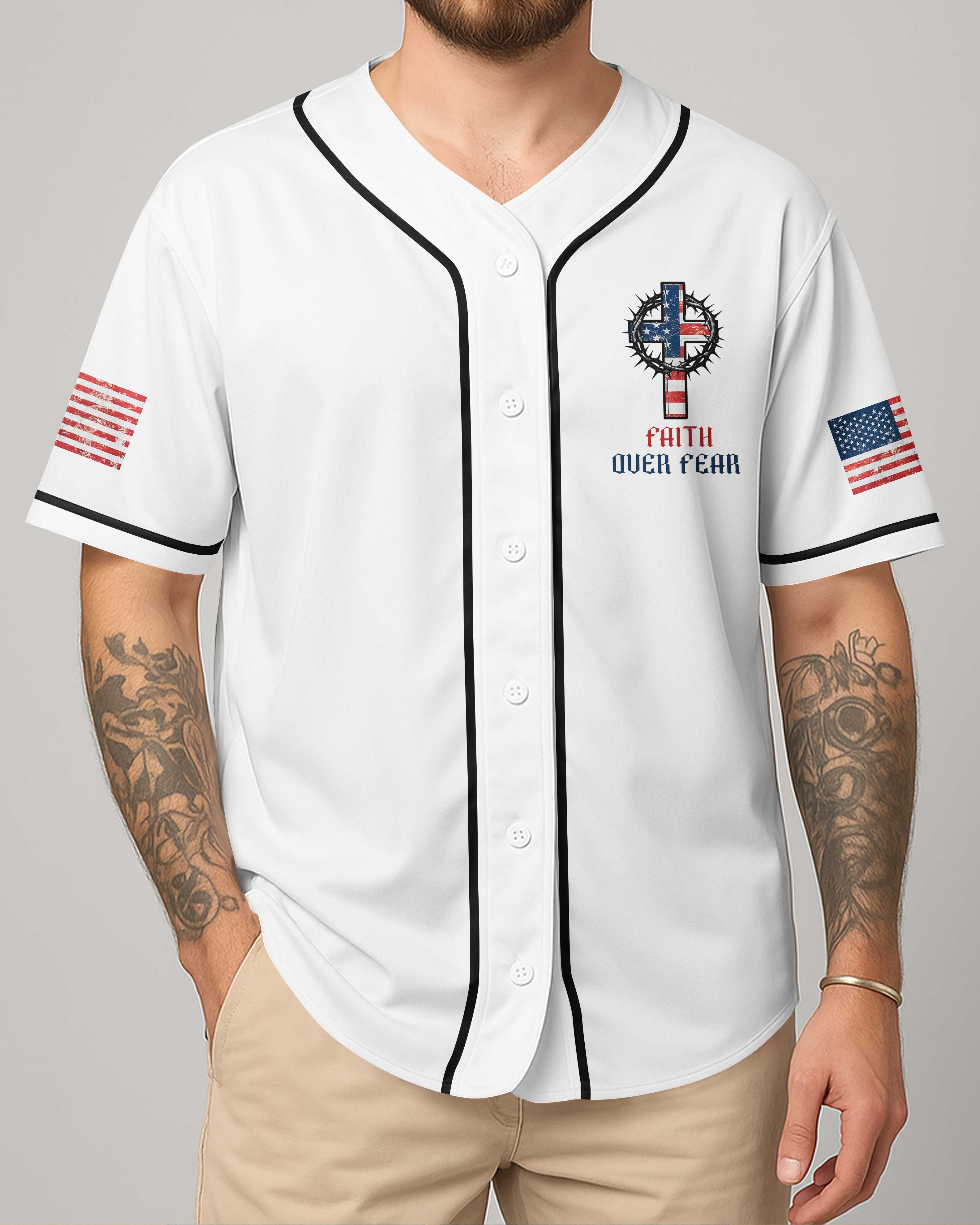 I Stand For The Flag I Kneel At The Cross Jersey