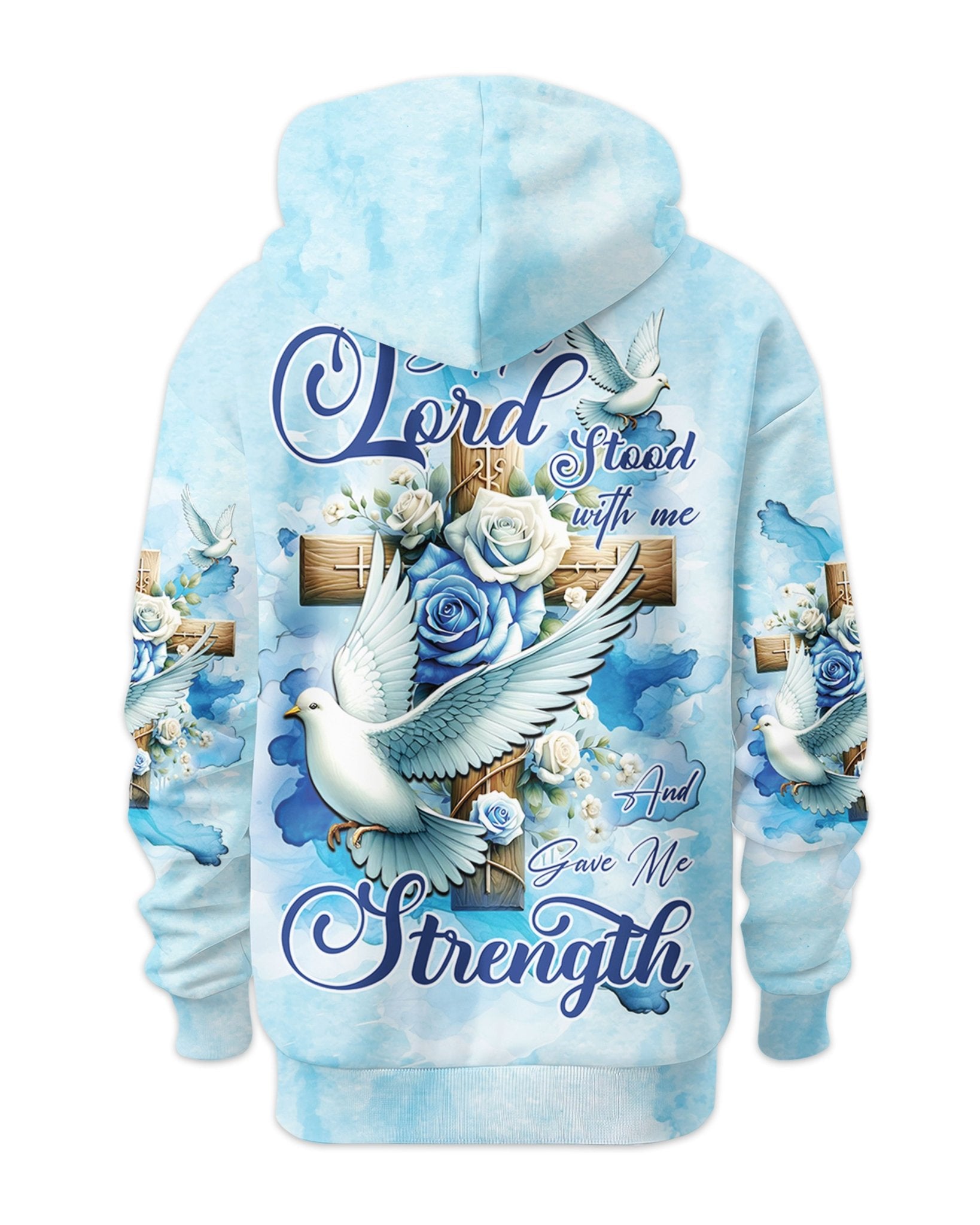 Lord Stood With Me And Gave Me Strength All Over Print Hoodie