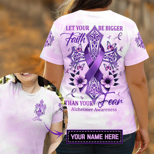 Let Your Faith Be Bigger Than Your Fear All Over Print T-Shirt
