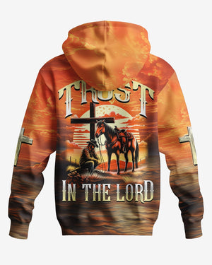 Trust In The Lord All Over Print Zip Hoodie