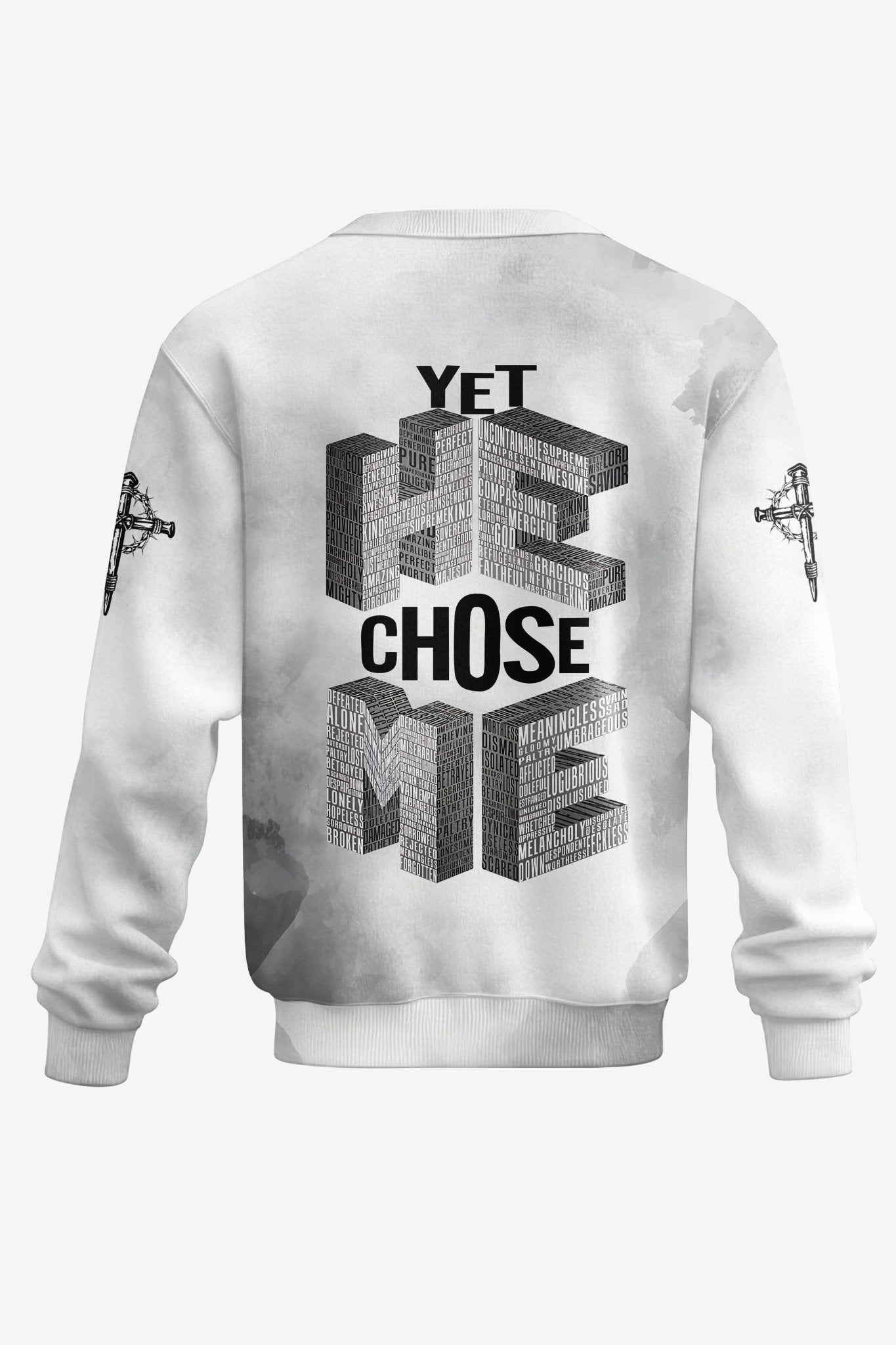 Yet He Chose Me All Over Print Sweater