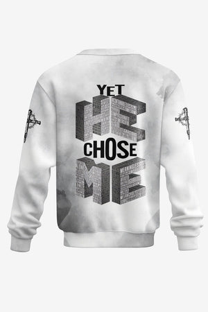 Yet He Chose Me All Over Print Sweater