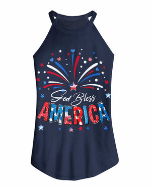 God Bless America Rocker Tank Top