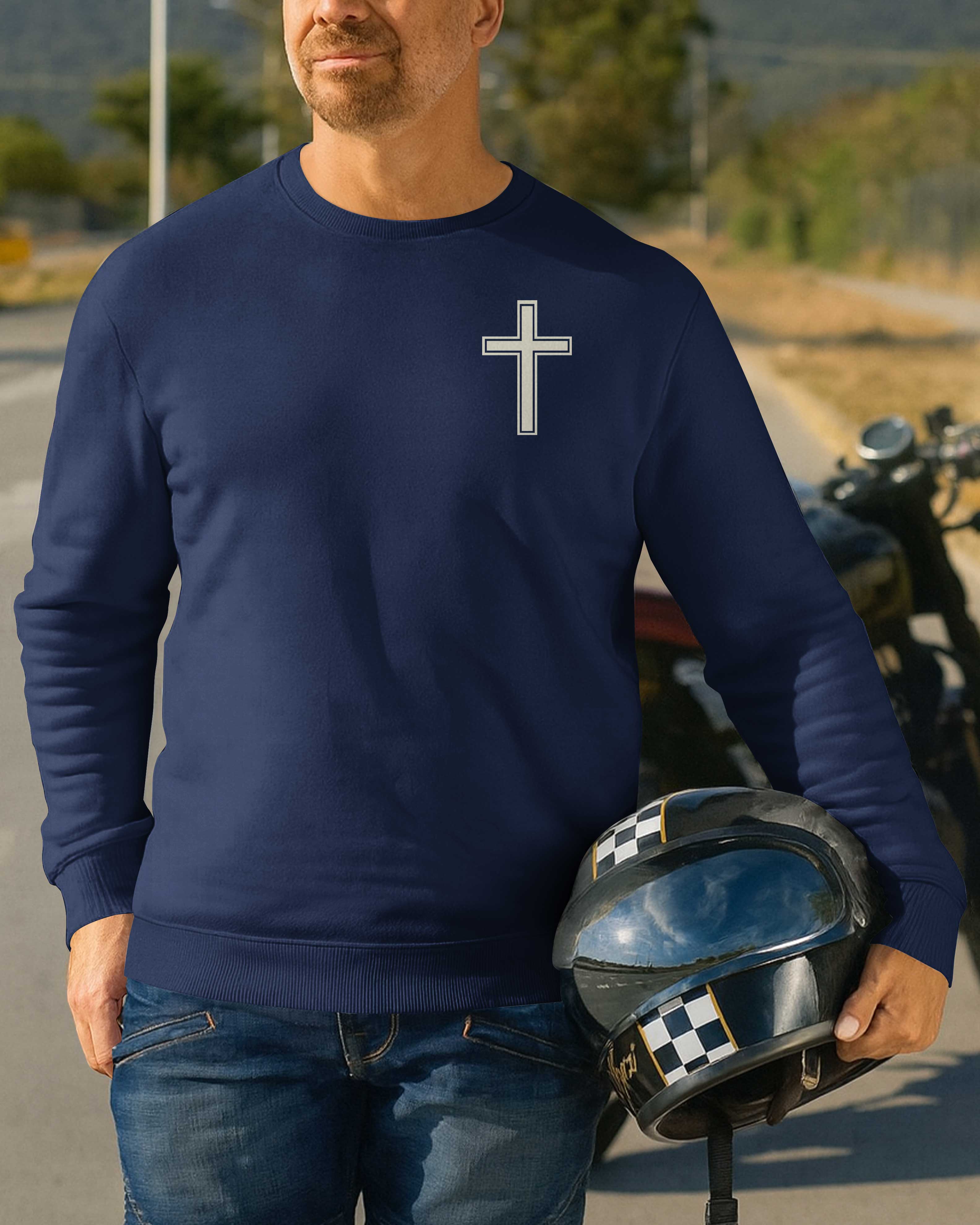 My Faith Is Louder Than My Exhaust All Over Print Sweater