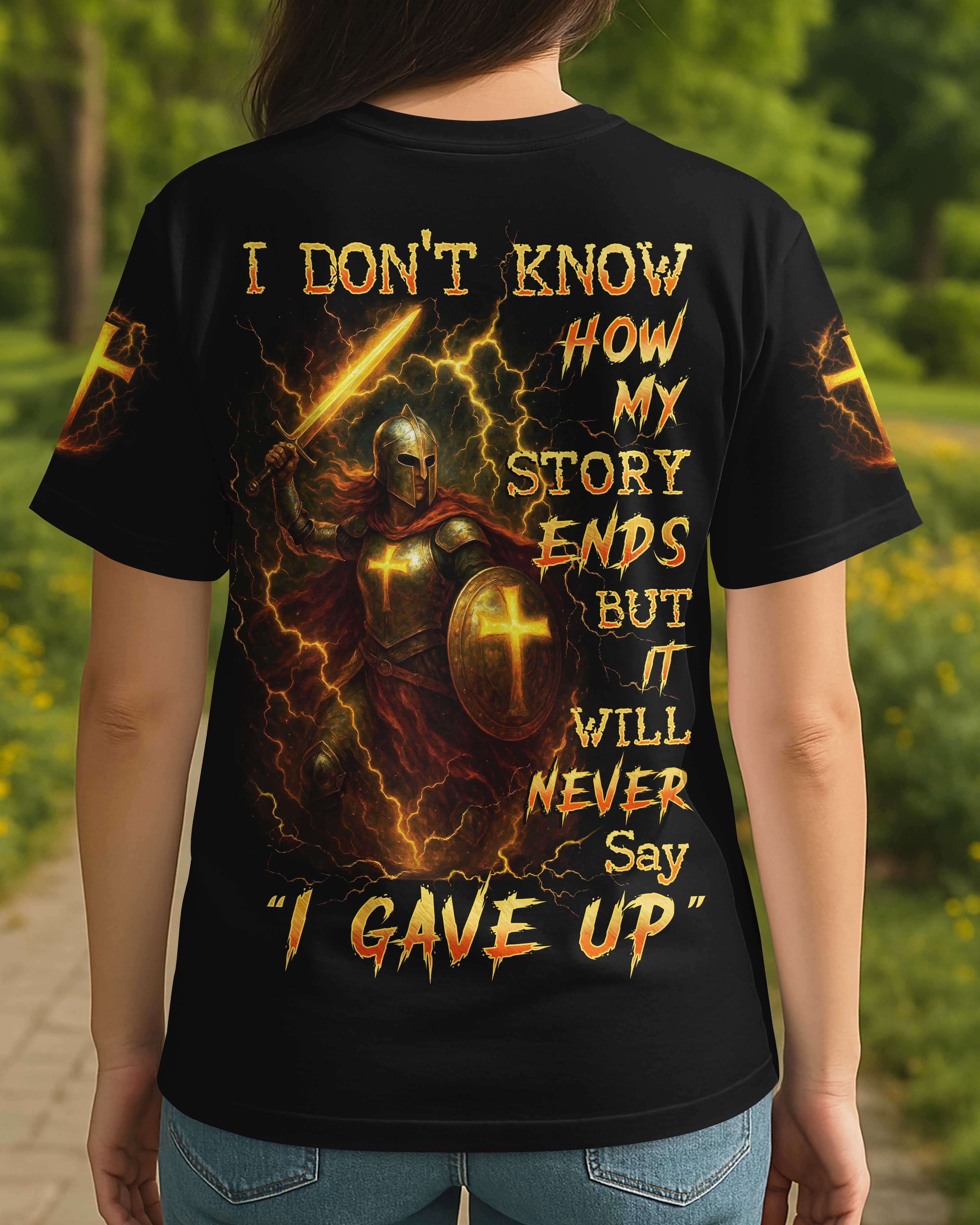 I Don't Know How My Story Ends All Over Print T-Shirt
