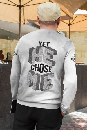 Yet He Chose Me All Over Print Sweater