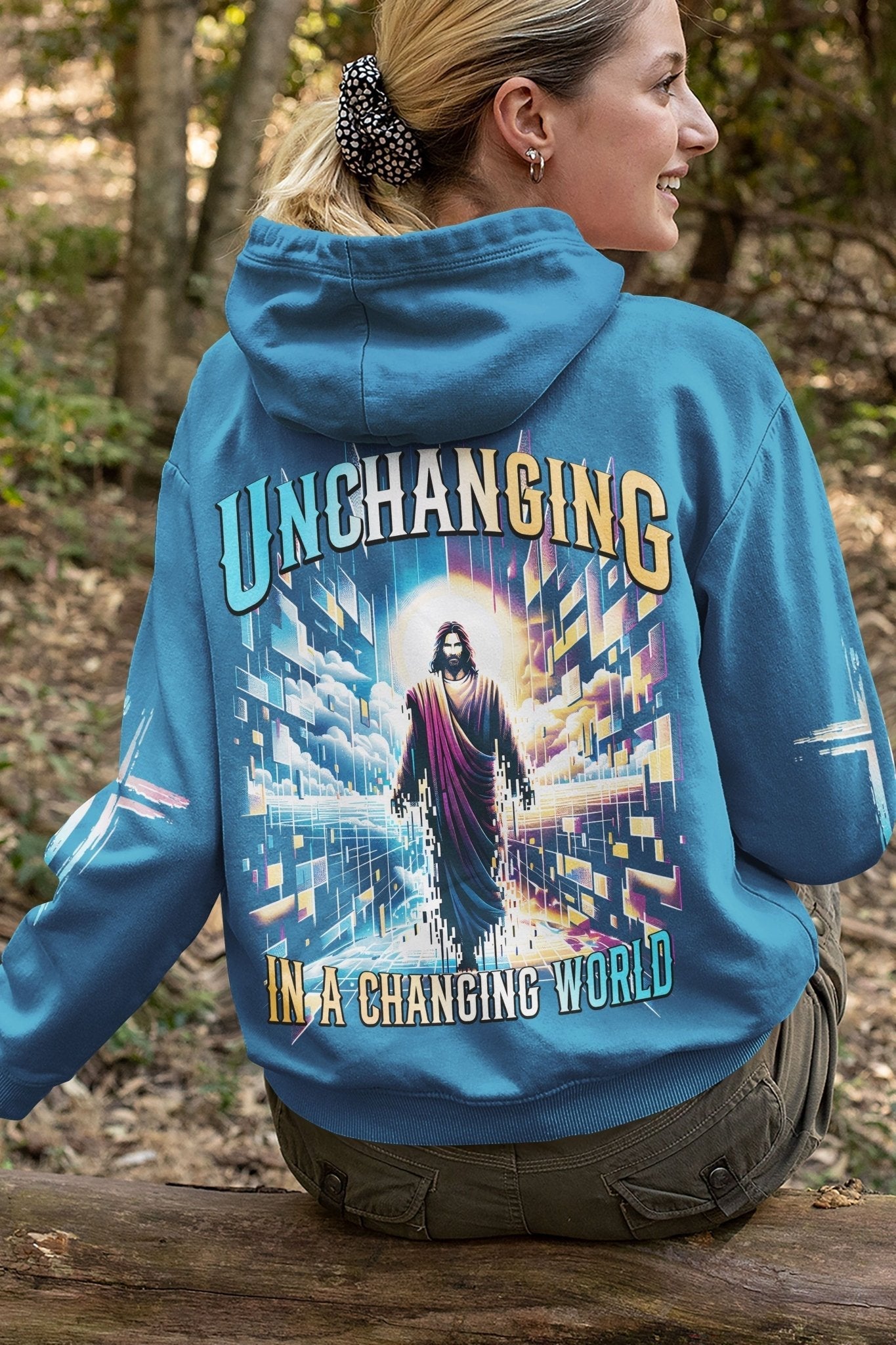 Unchanging In A Changing World All Over Print Hoodie