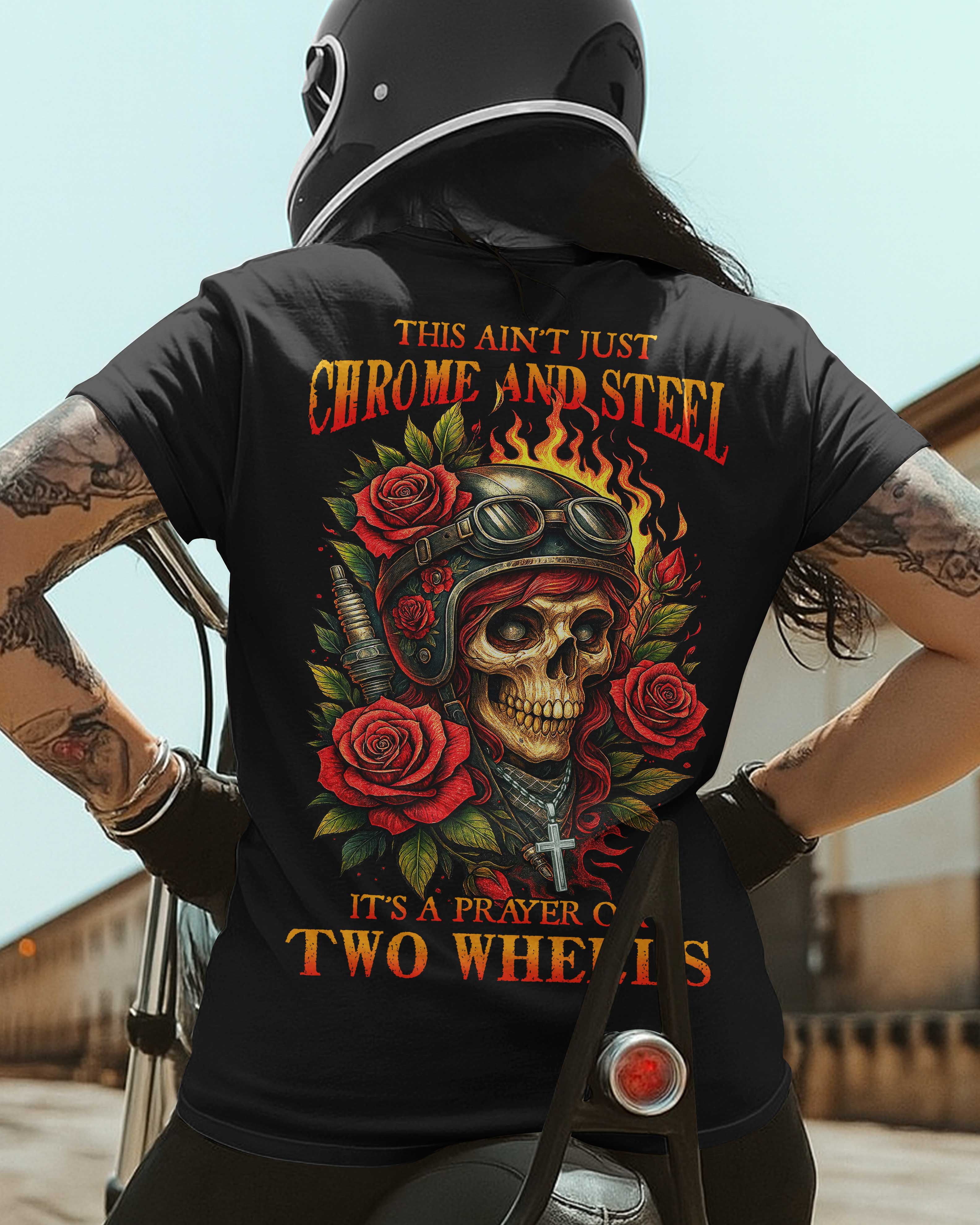 This Ain't Just Chrome And Steel All Over Print T-Shirt